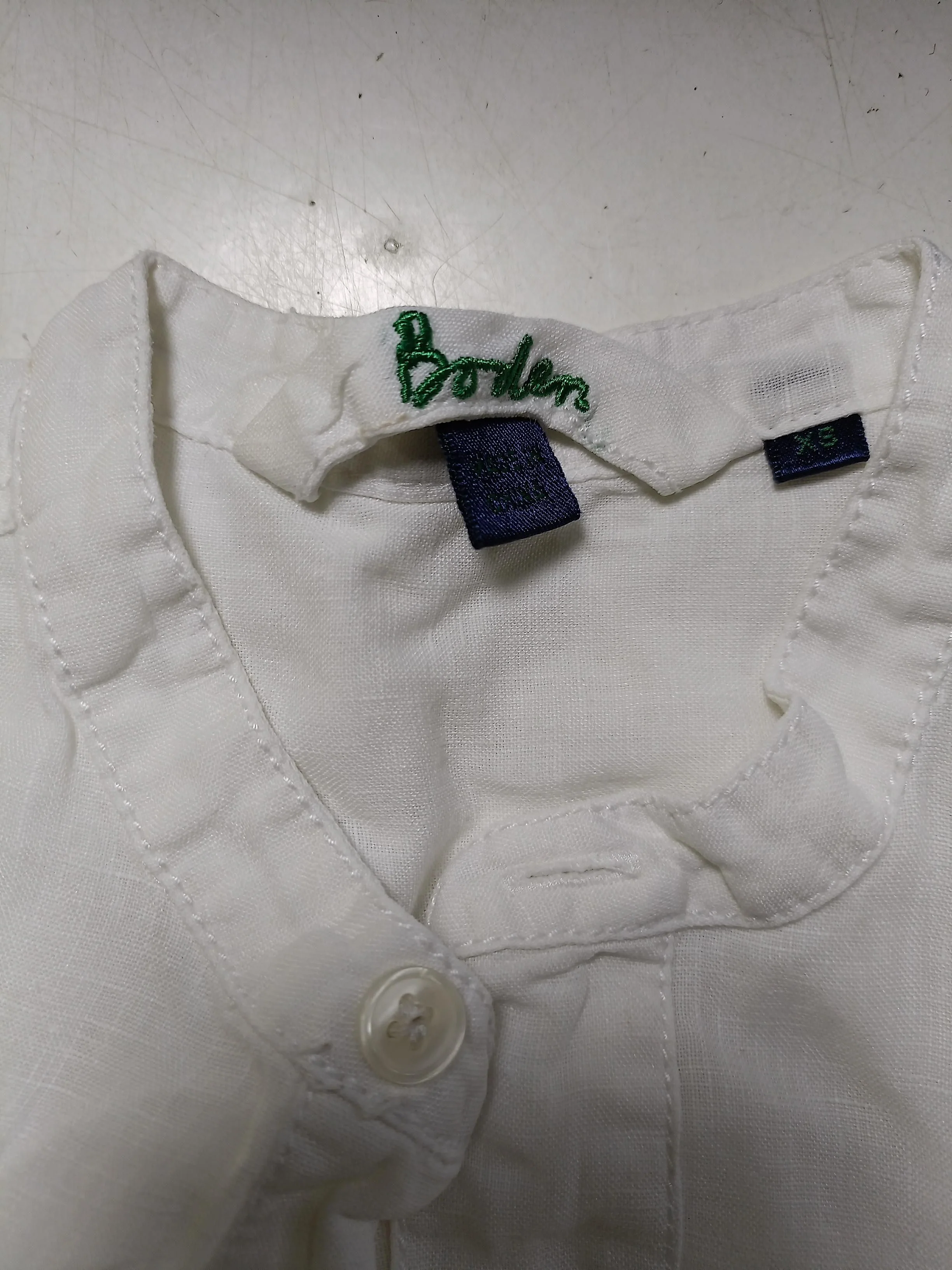 Boden Men's Shirt XS White 100% Linen Basic - Image 6