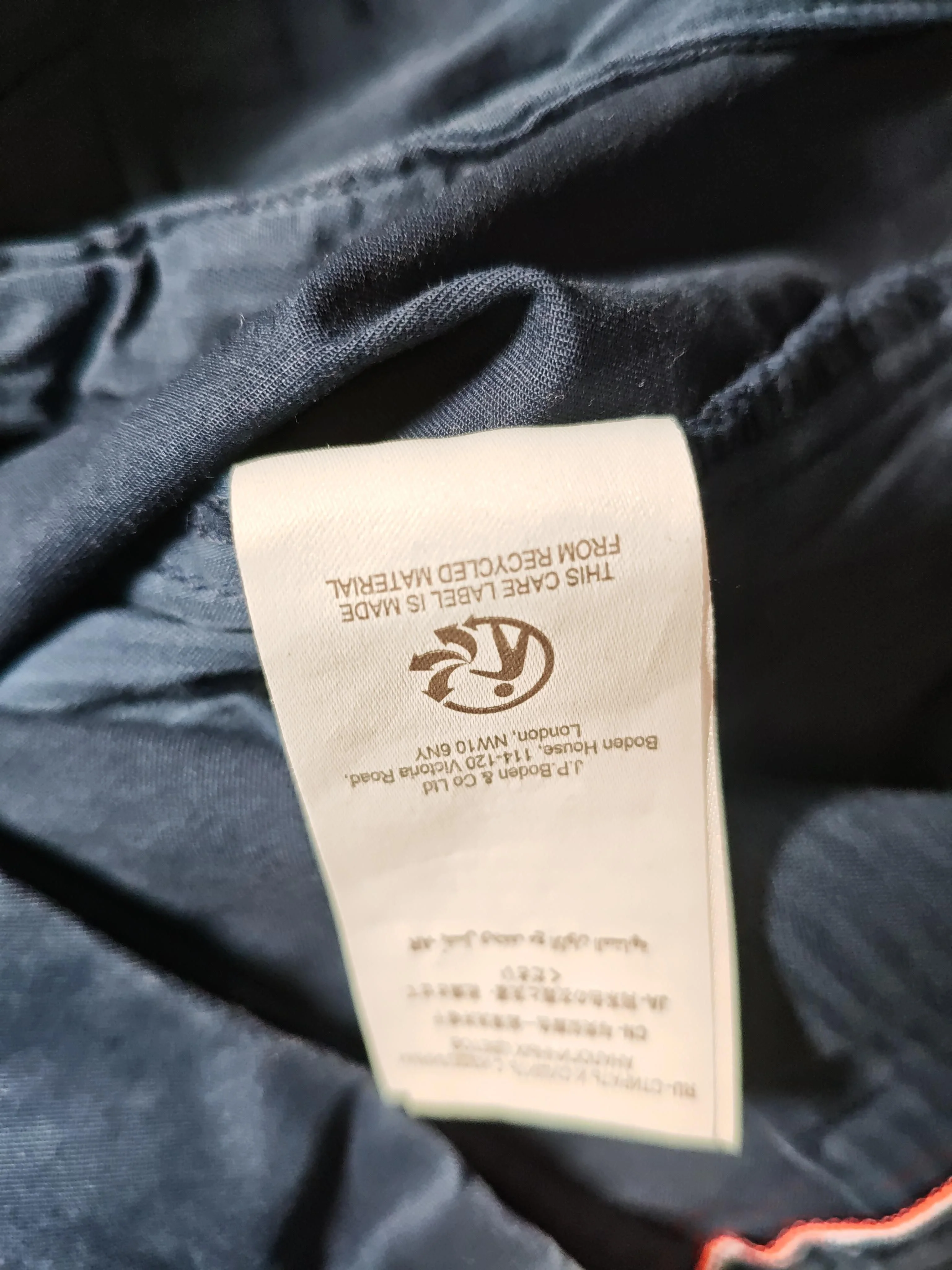 Boden Men's Trousers M Blue 100% Cotton Tapered Chino - Image 7