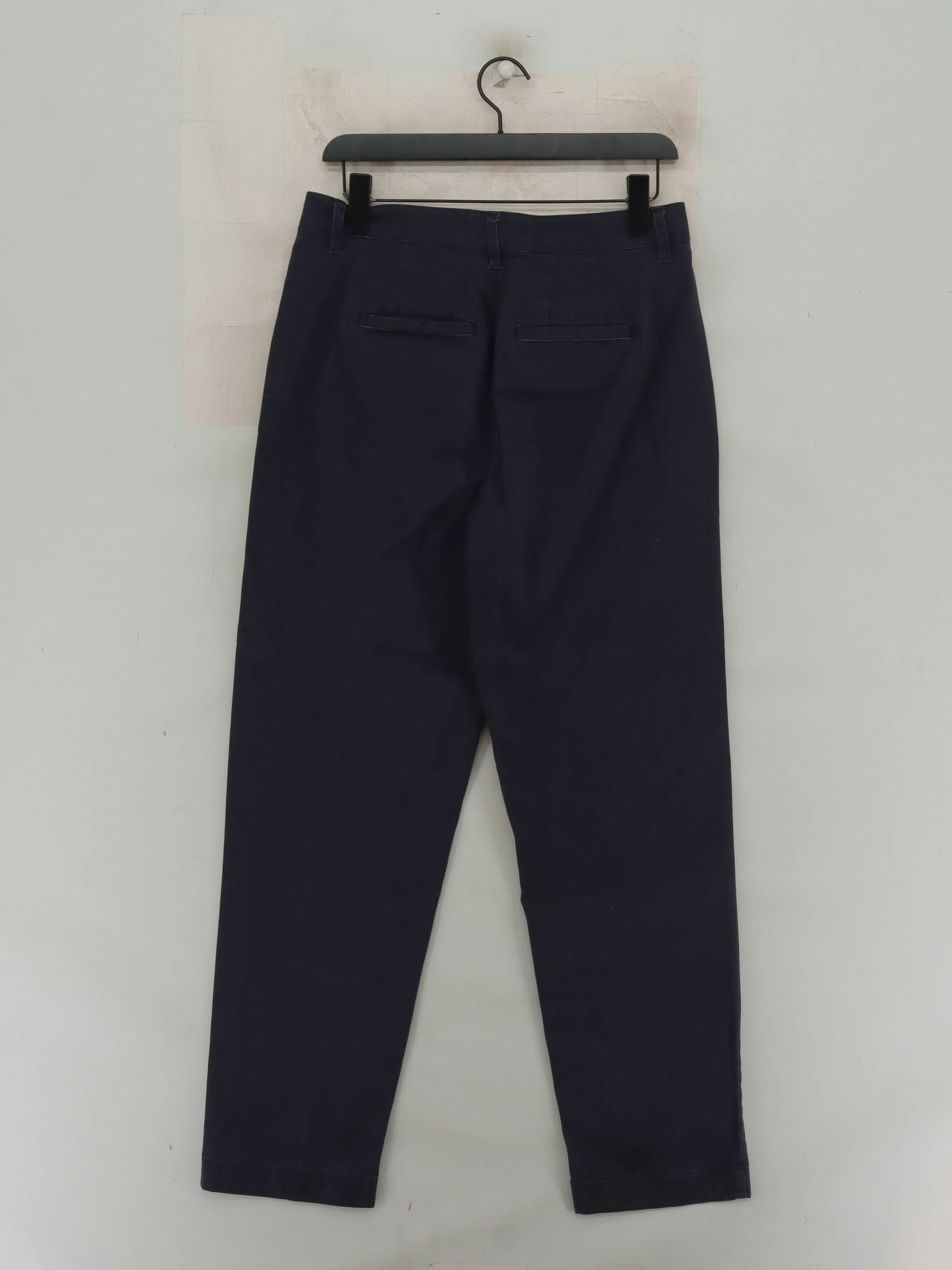 Boden Men's Trousers M Blue Cotton with Elastane Straight Chino - Image 2