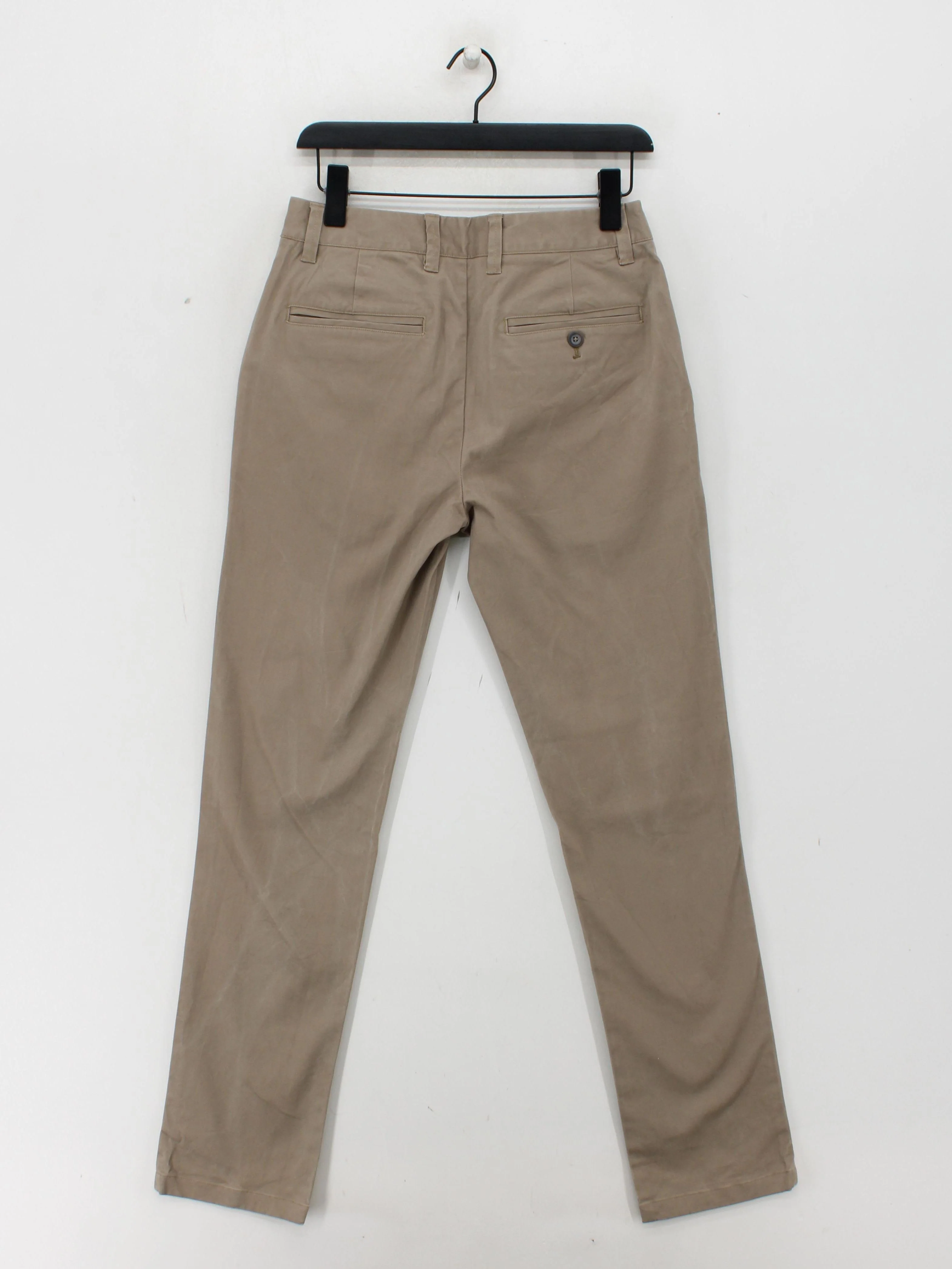 Boden Men's Trousers W 30 in; L 32 in Tan Cotton with Elastane Tapered Chino - Image 2