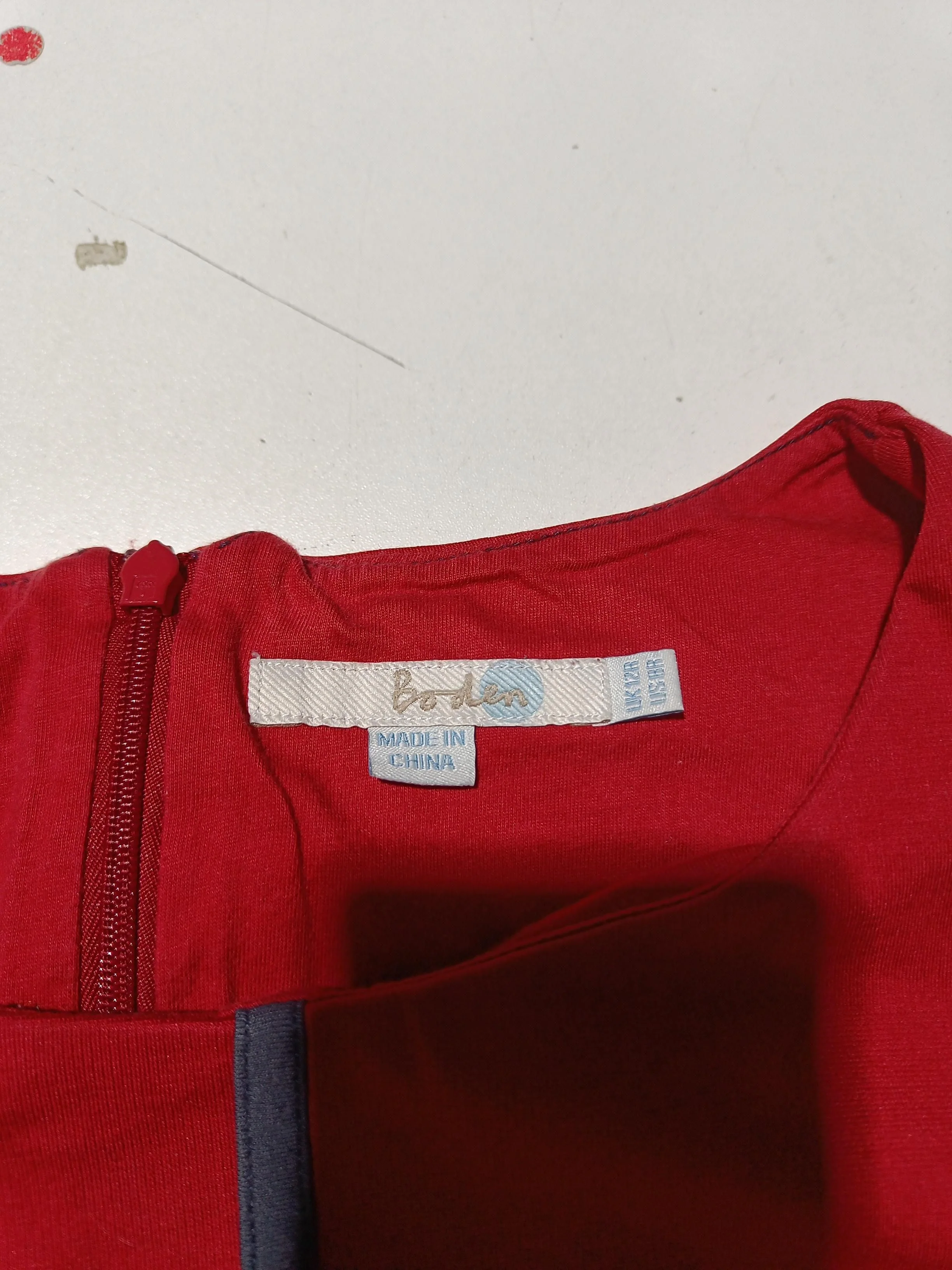 Boden Mini Dress UK12 in Red - Image 6