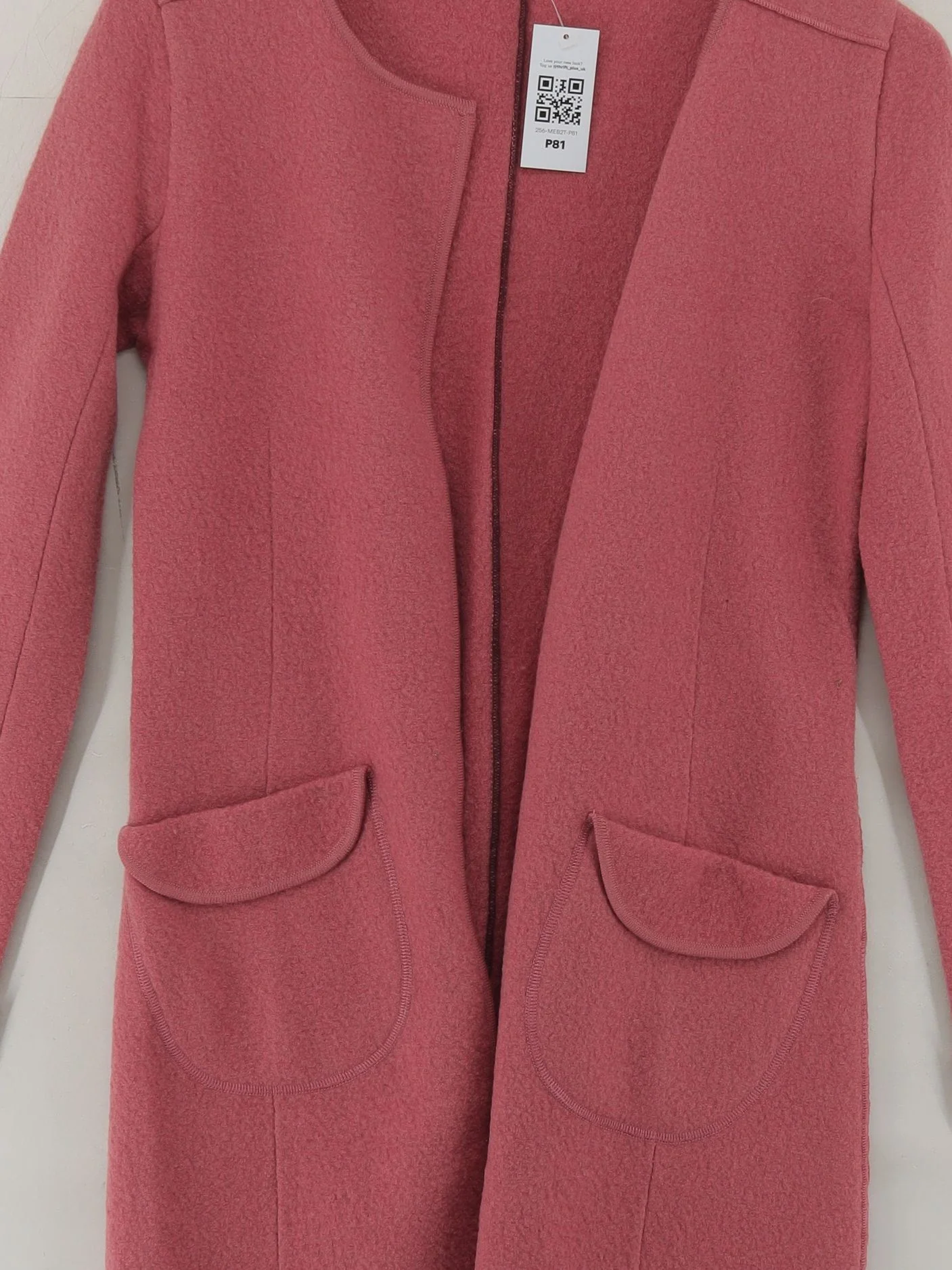 Boden Overcoat jacket pink - Image 3