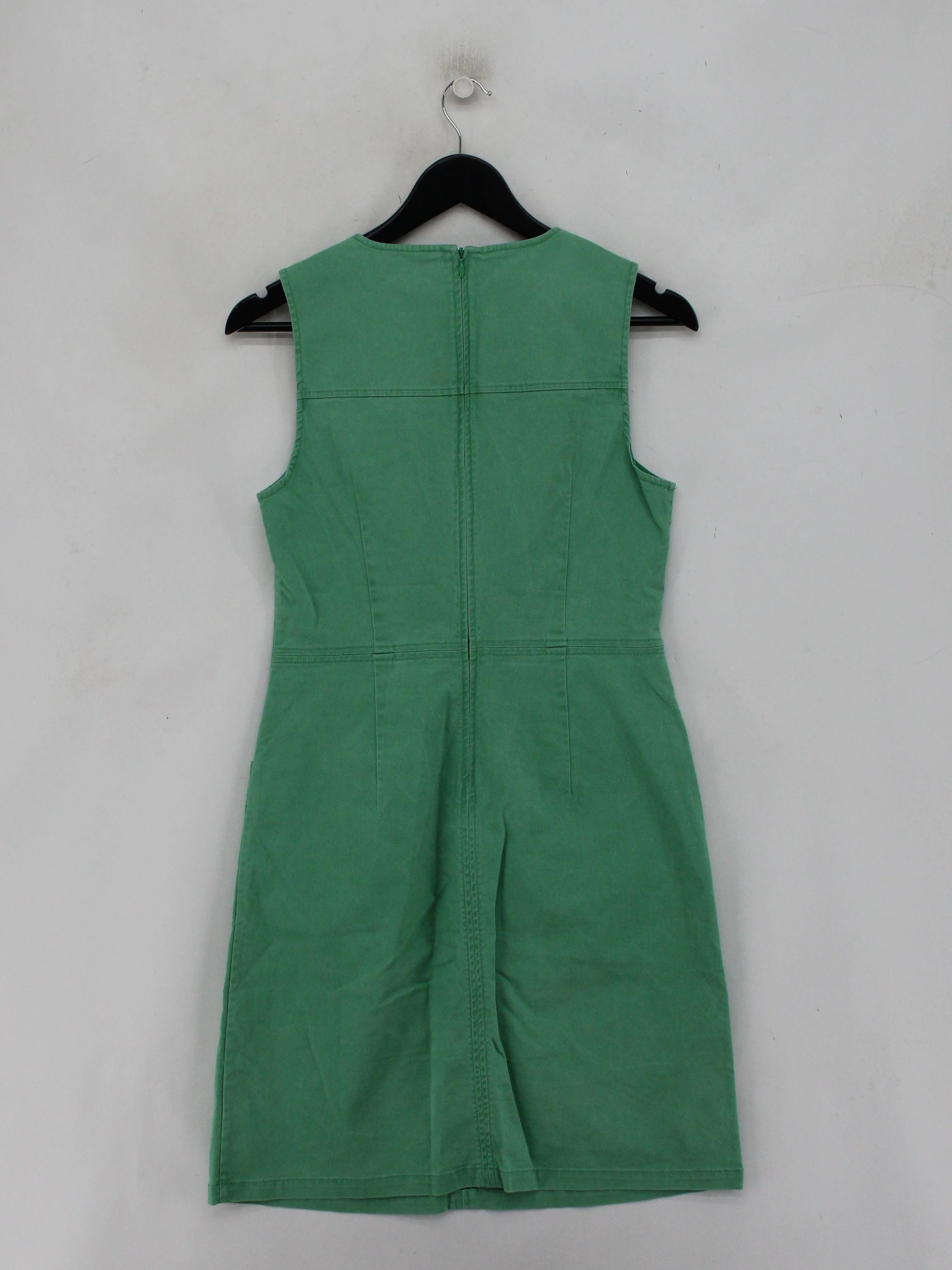 Boden Pinafore/Dungaree Mini Dress M in Green - Image 2