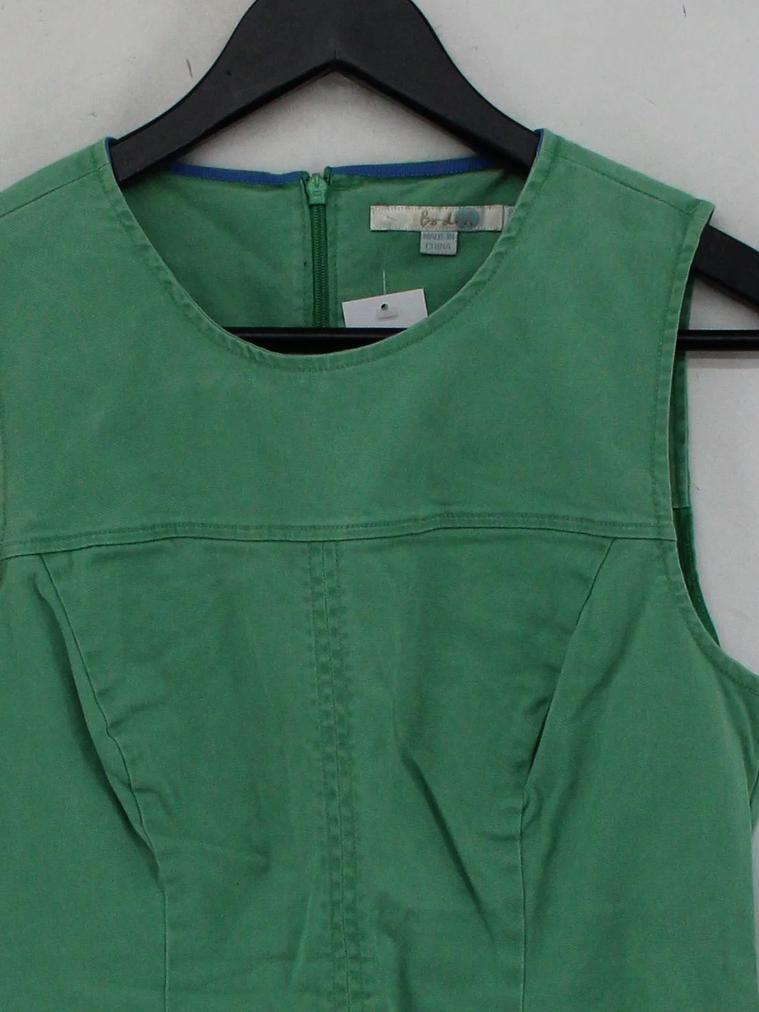 Boden Pinafore/Dungaree Mini Dress M in Green - Image 3