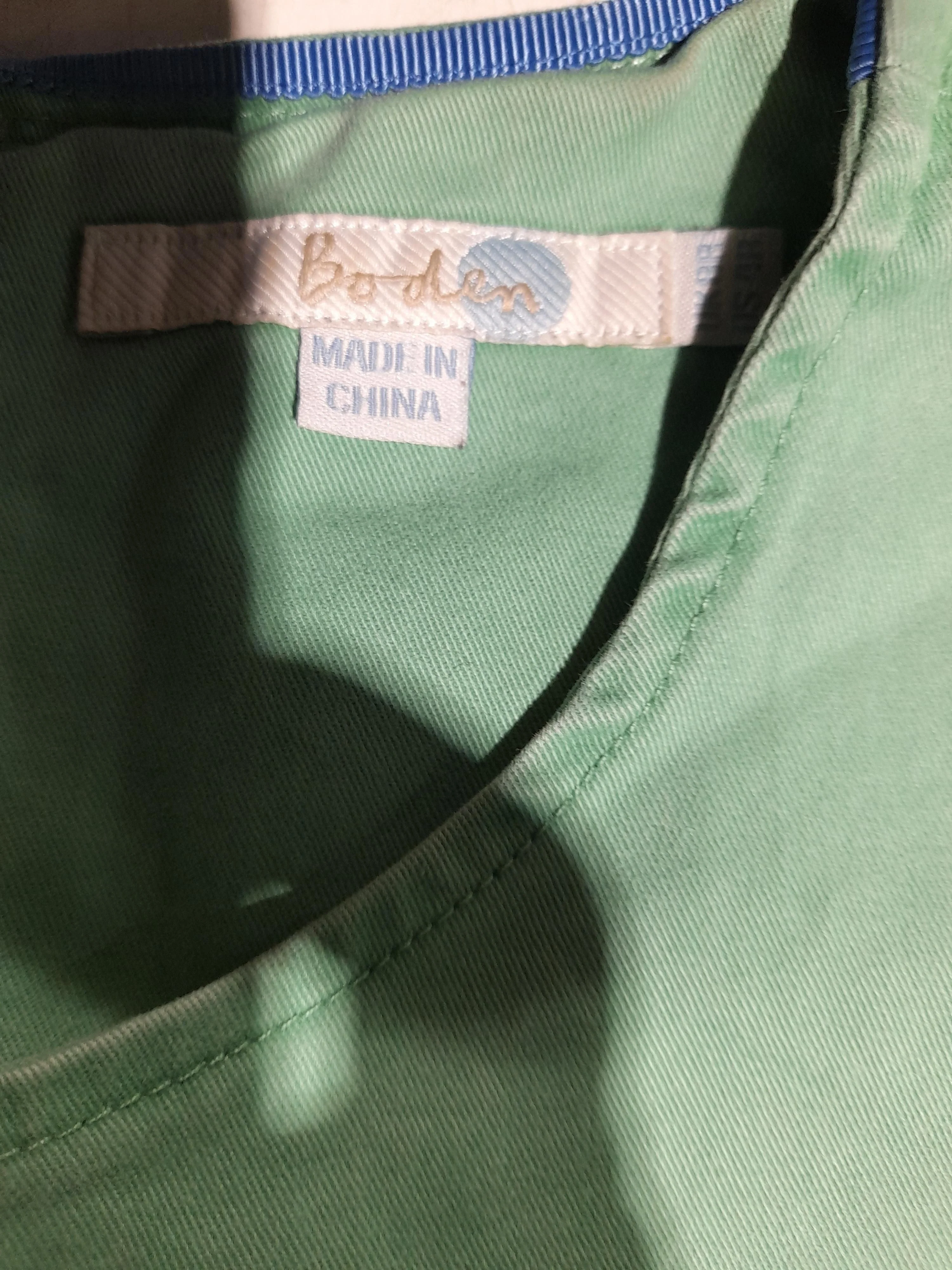 Boden Pinafore/Dungaree Mini Dress M in Green - Image 5
