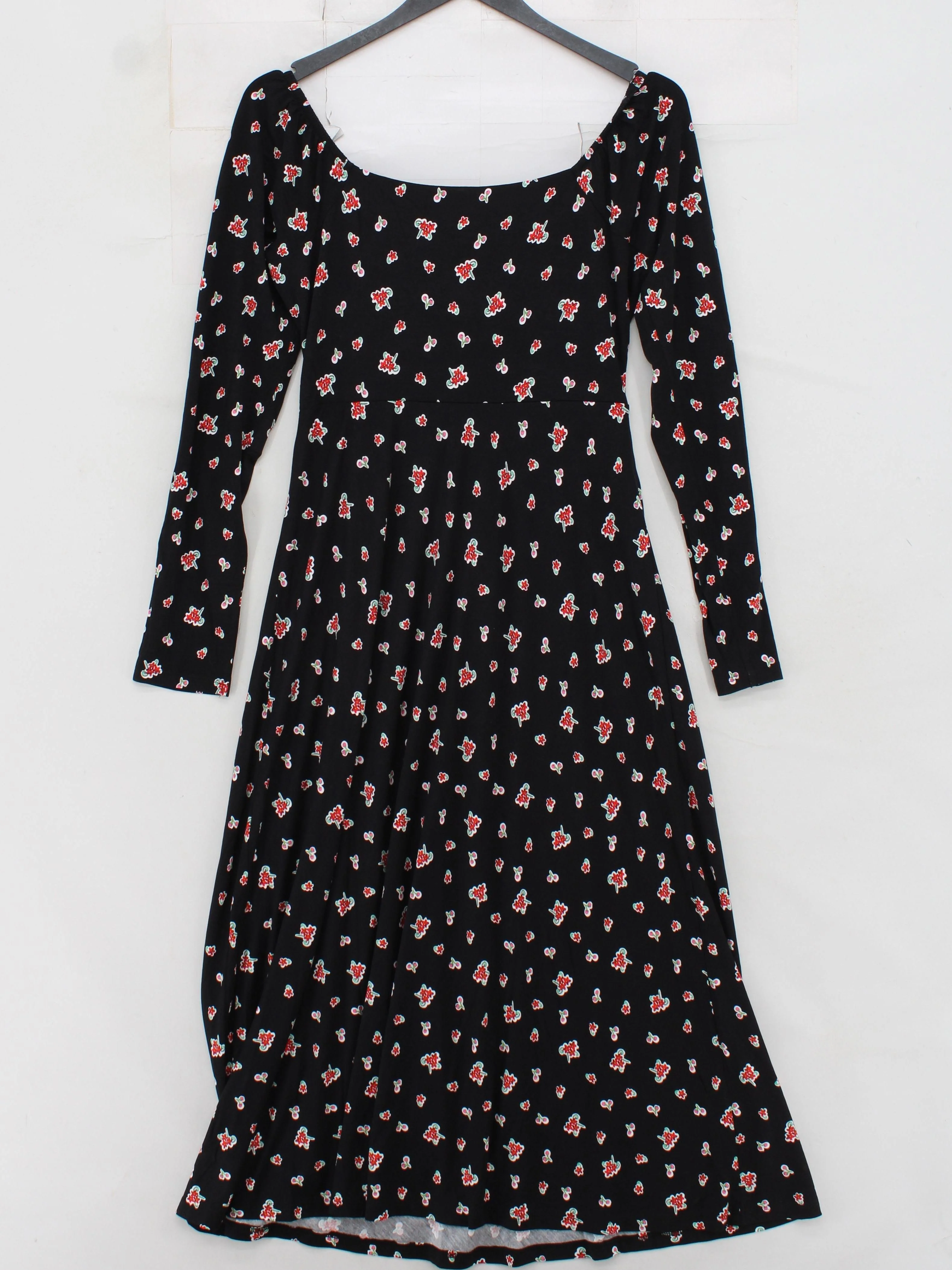Boden Shirt Midi Dress UK10 in Black - Image 2