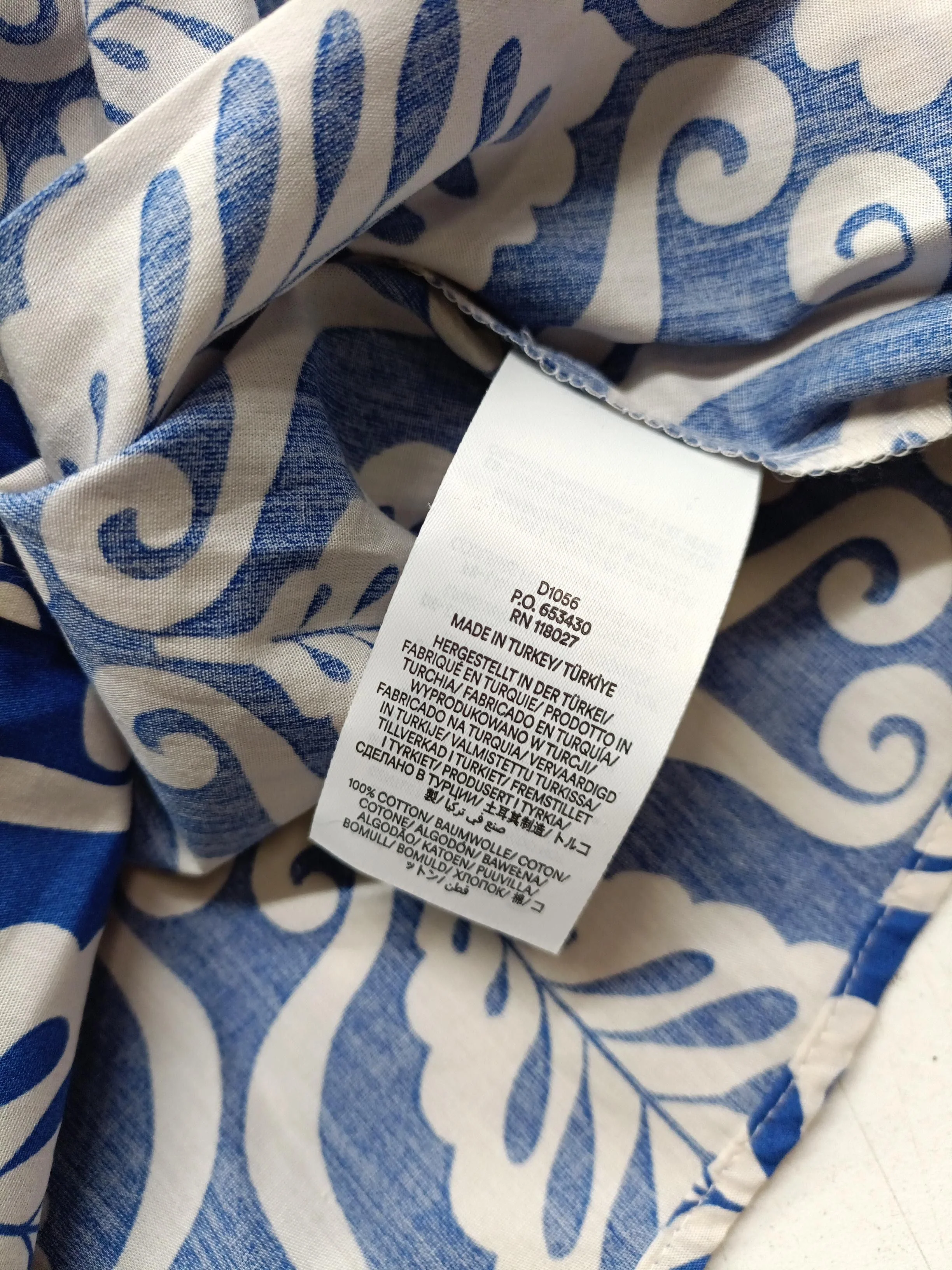 Boden Shirt Midi Dress UK10 in Blue - Image 6