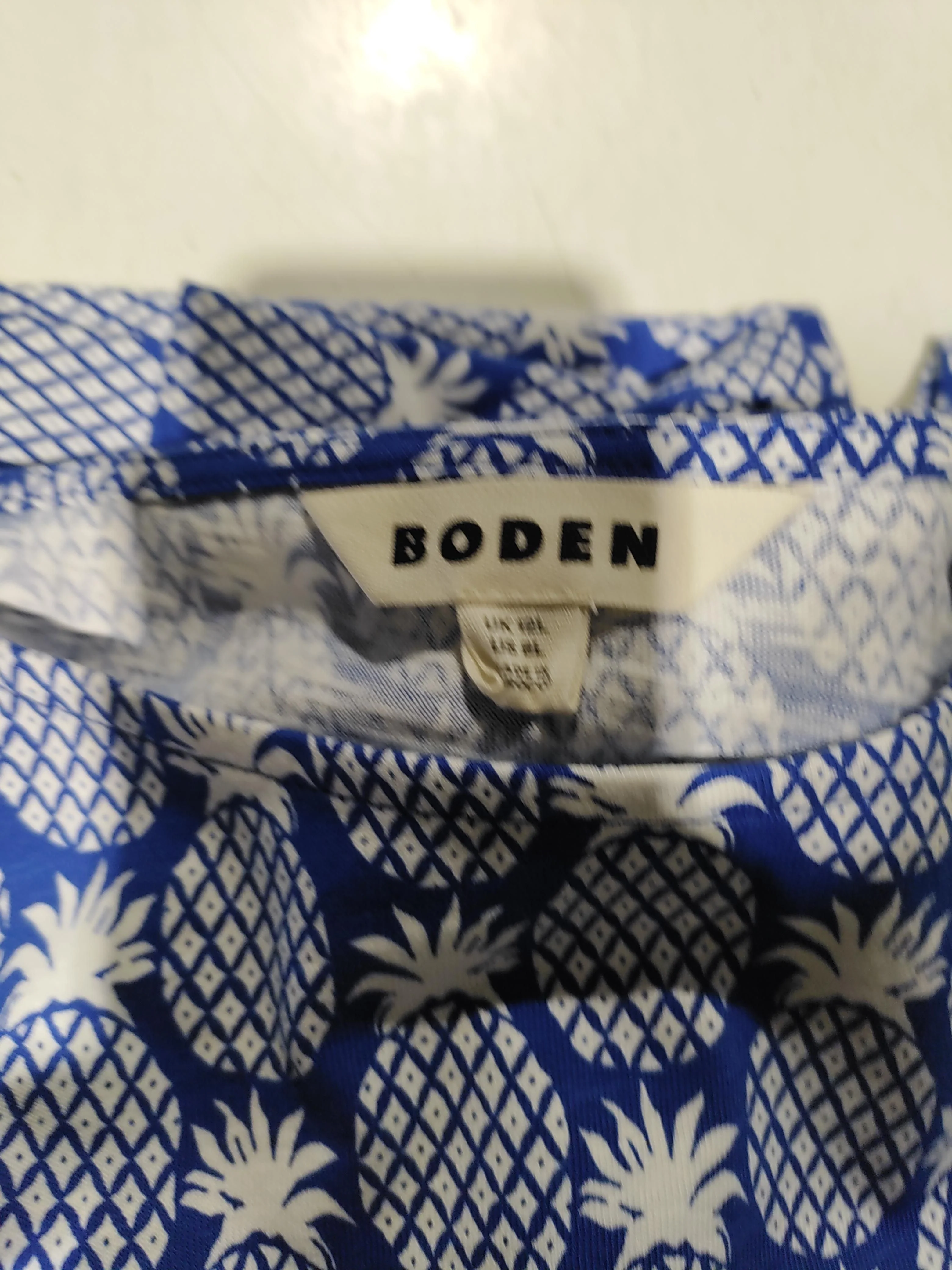 Boden Shirt Midi Dress UK12 in Blue - Image 5