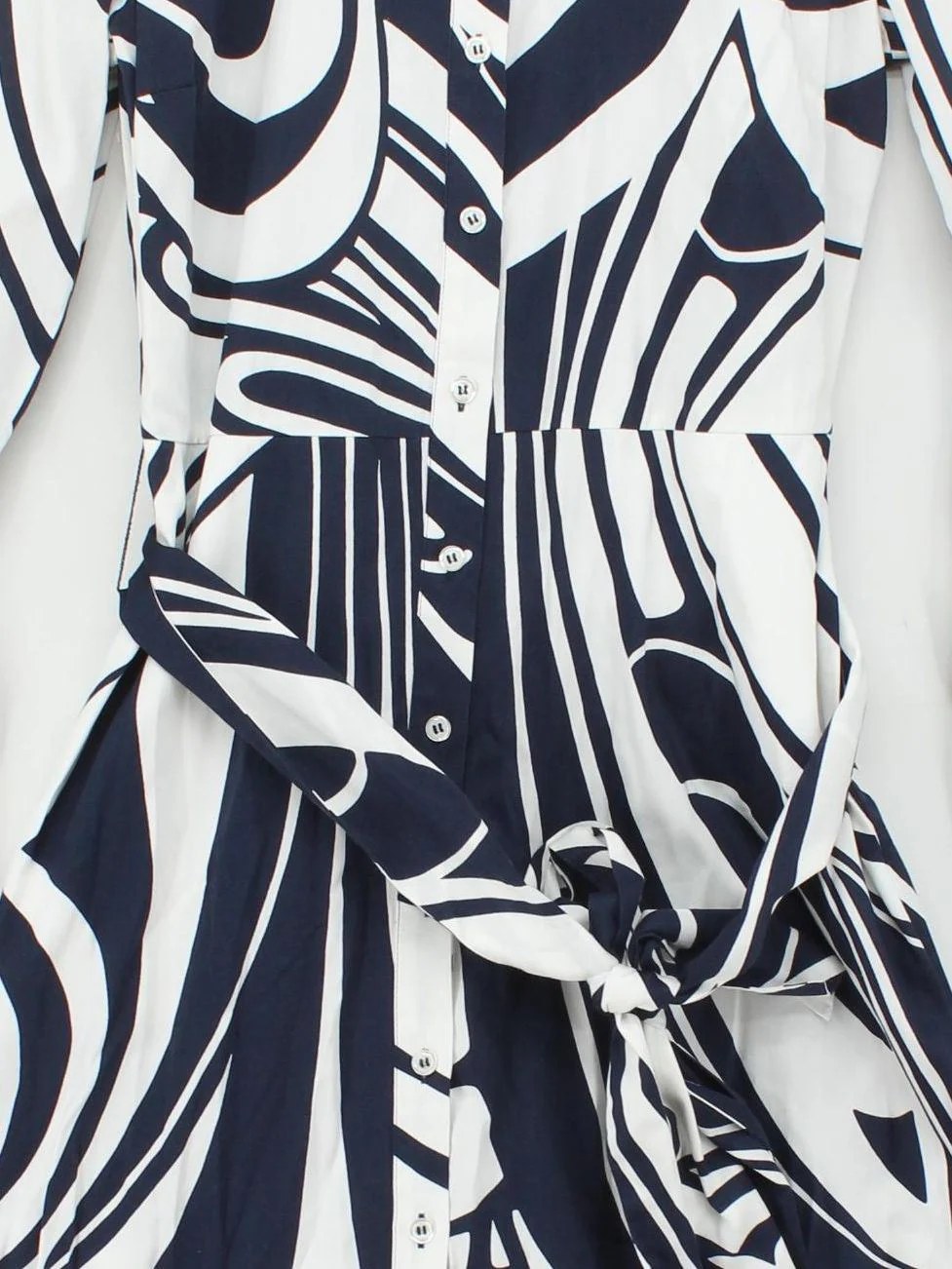 Boden Shirt Midi Dress UK12 in Blue - Image 3