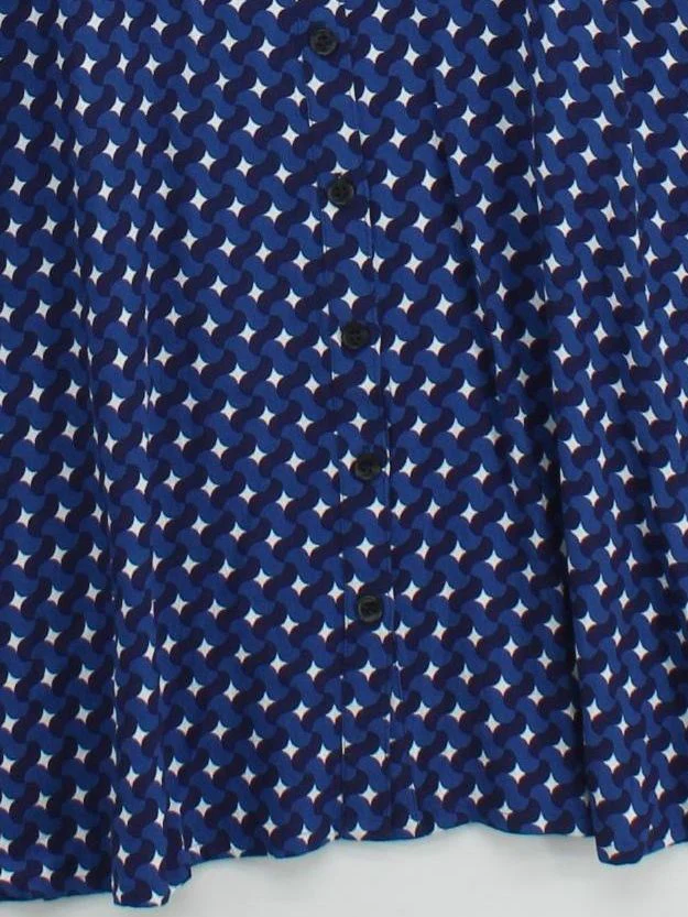 Boden Shirt Midi Dress UK12 in Blue - Image 4