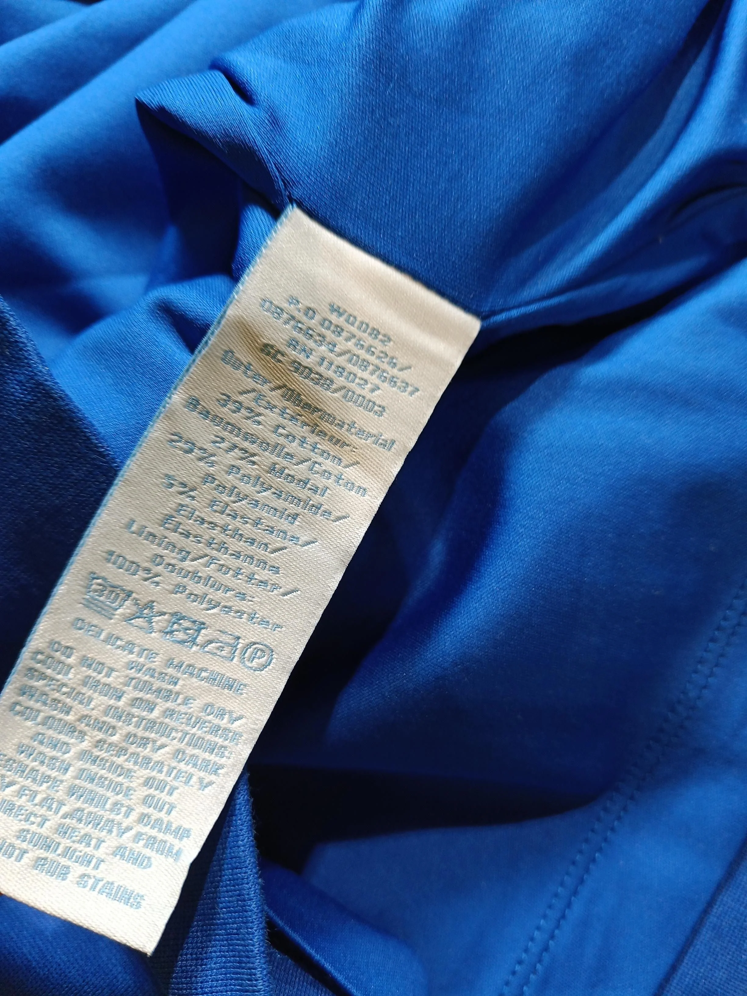 Boden Shirt Midi Dress UK12 in Blue - Image 6
