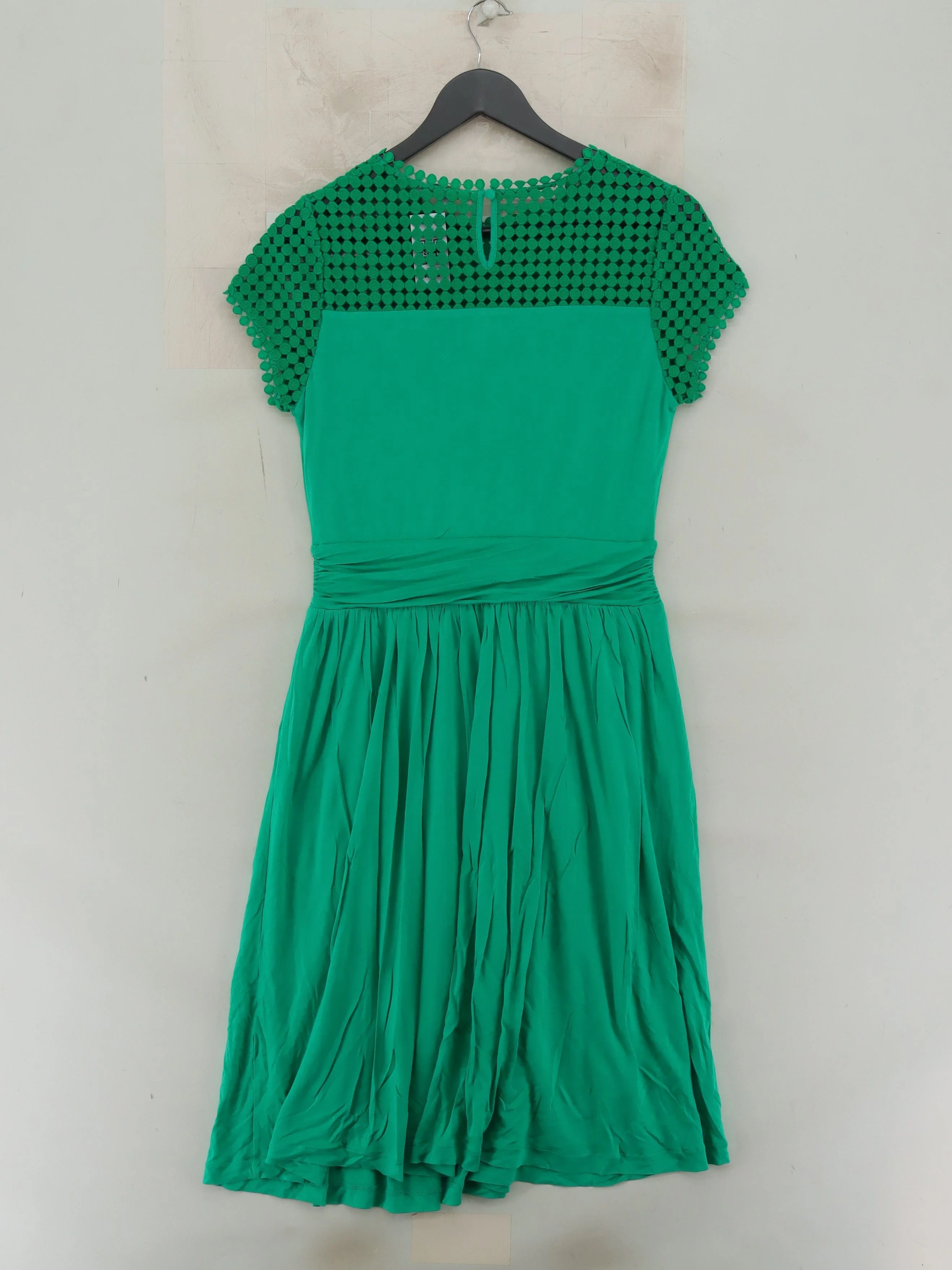 Boden Shirt Midi Dress UK12 in Green - Image 2