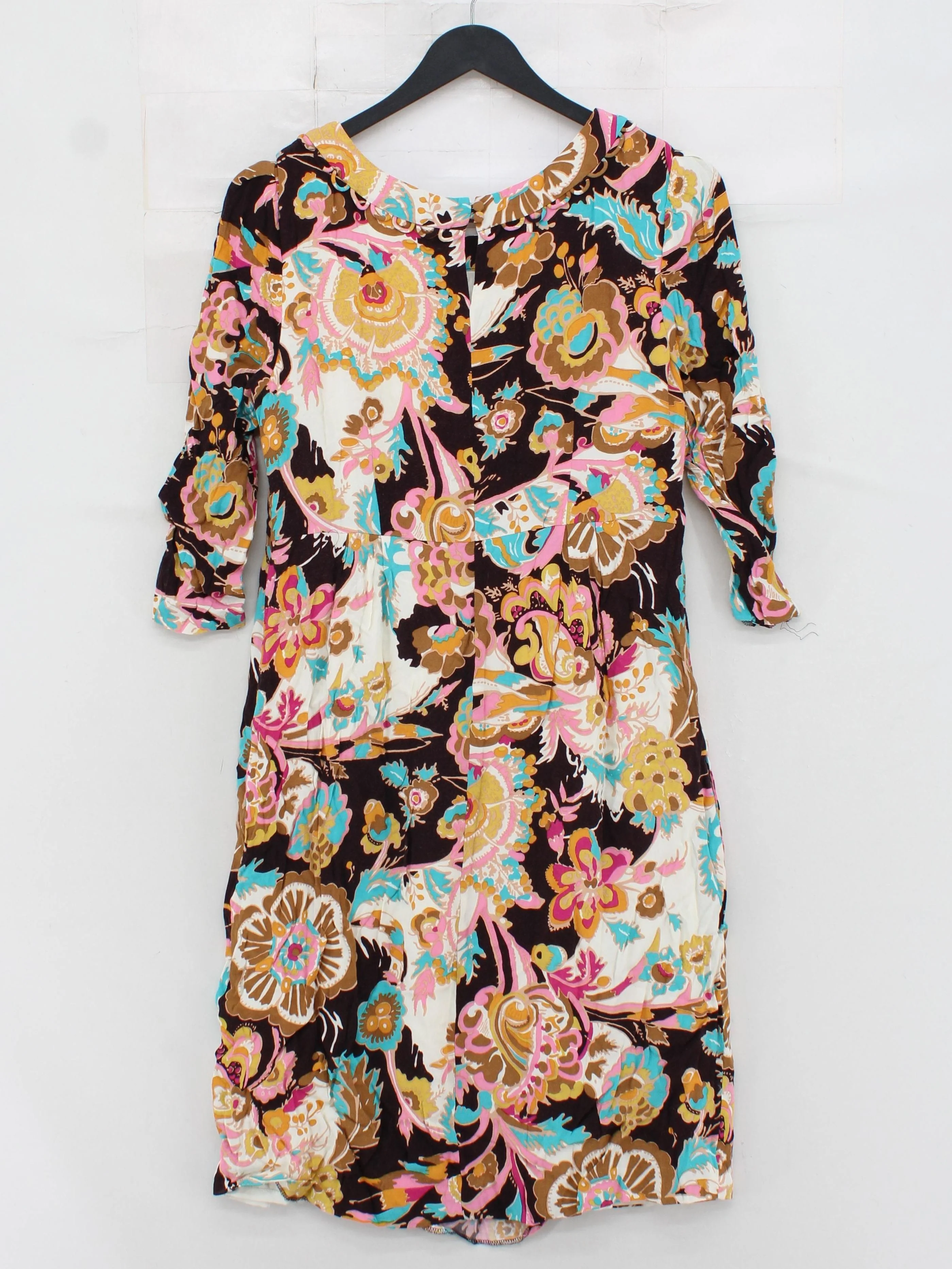 Boden Shirt Midi Dress UK12 in Multi - Image 2