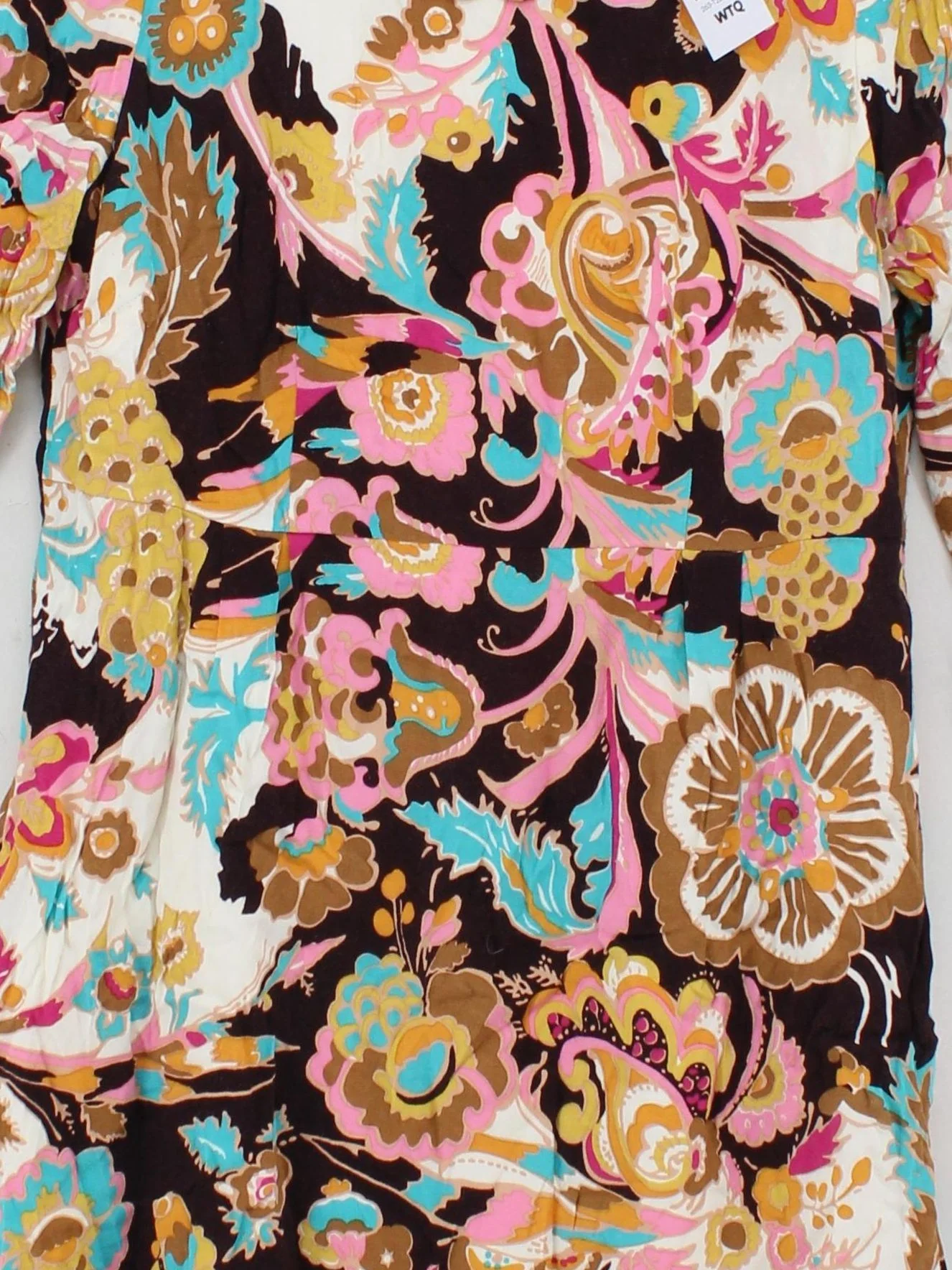 Boden Shirt Midi Dress UK12 in Multi - Image 3