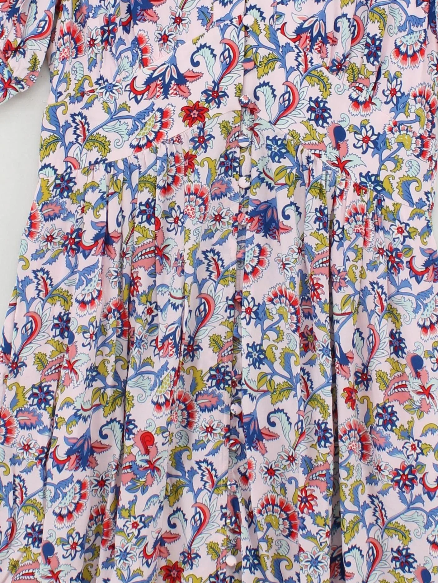 Boden Shirt Midi Dress UK12 in Pink - Image 3