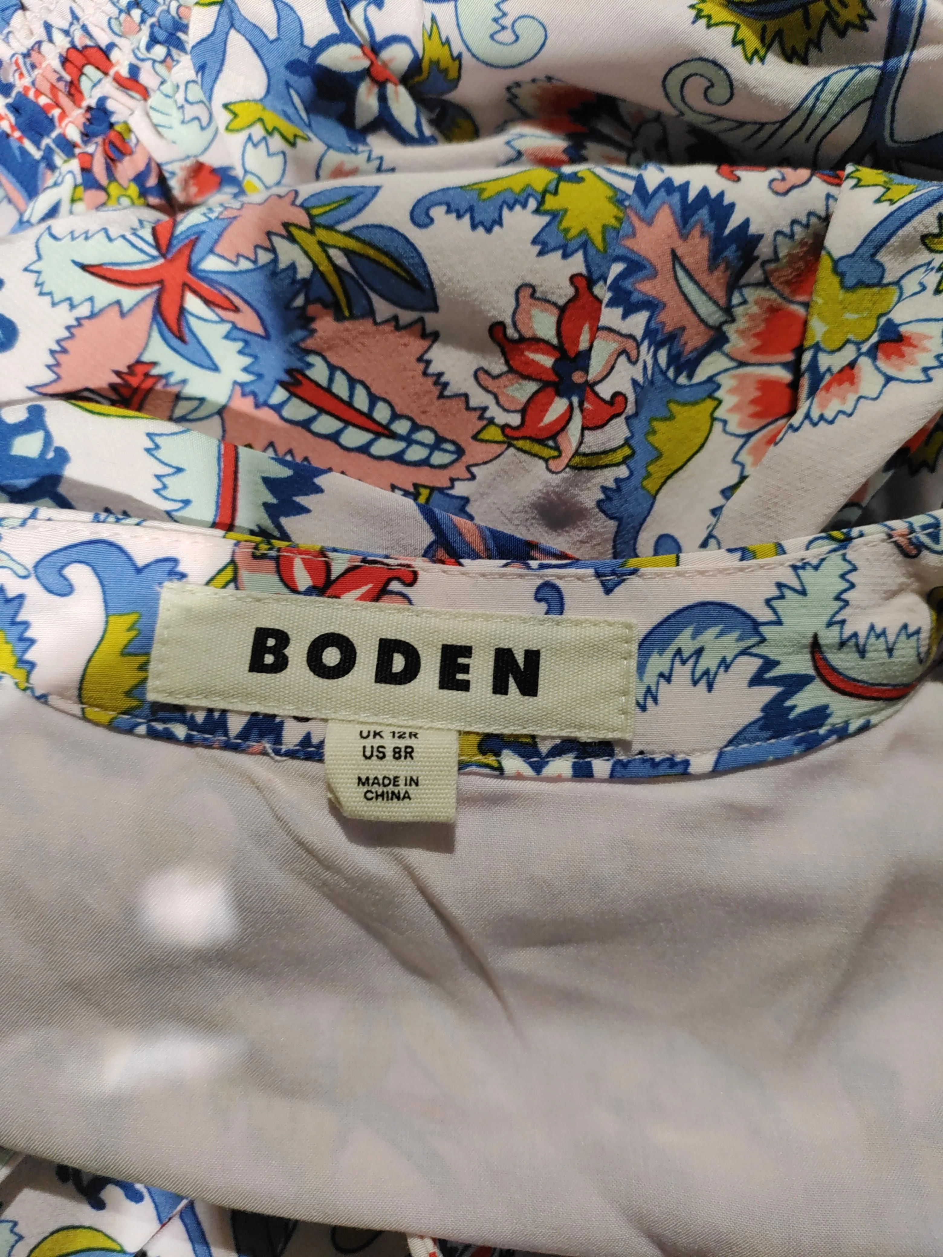 Boden Shirt Midi Dress UK12 in Pink - Image 5
