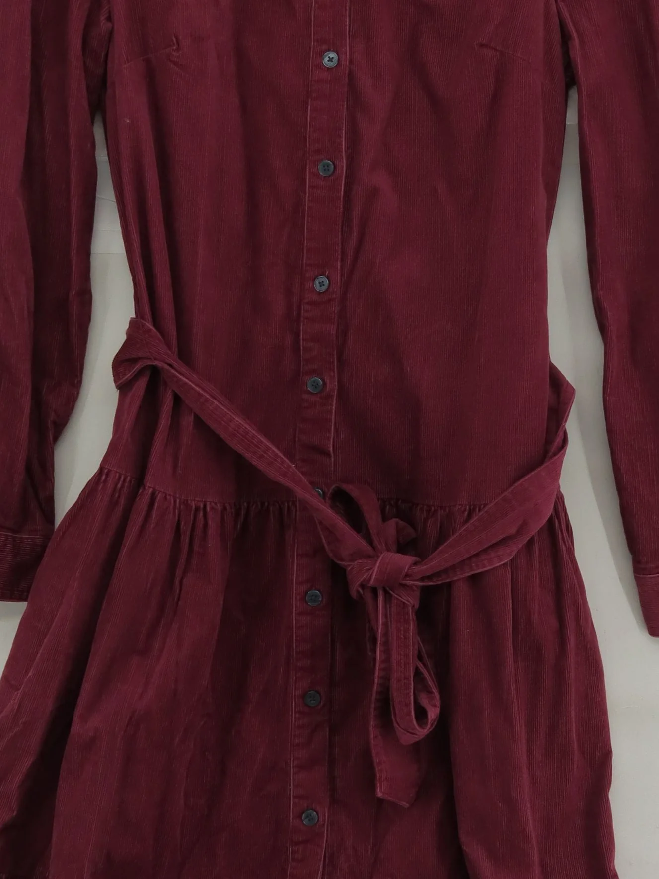 Boden Shirt Midi Dress UK12 in Red - Image 3