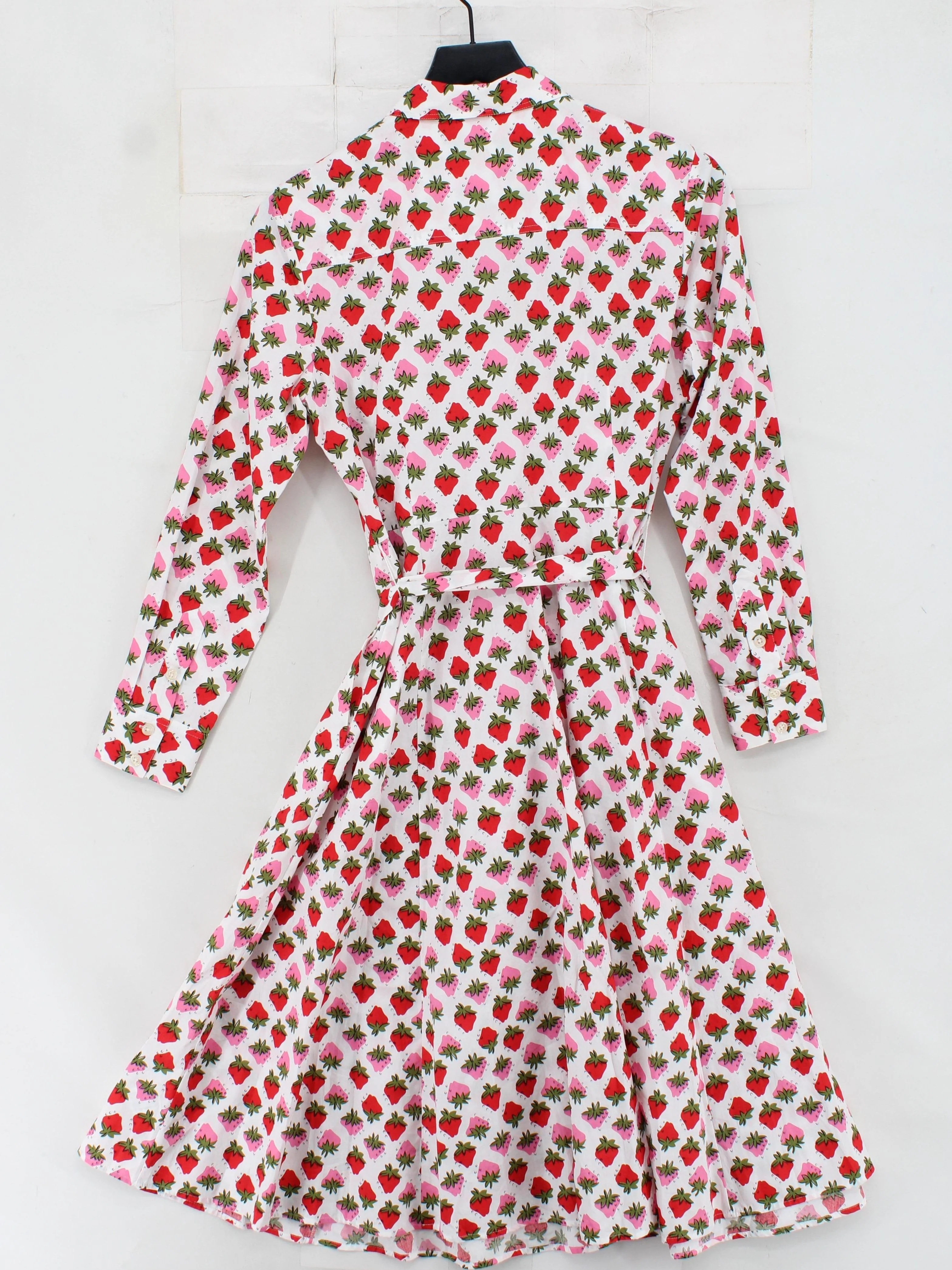 Boden Shirt Midi Dress UK12 in White - Image 2