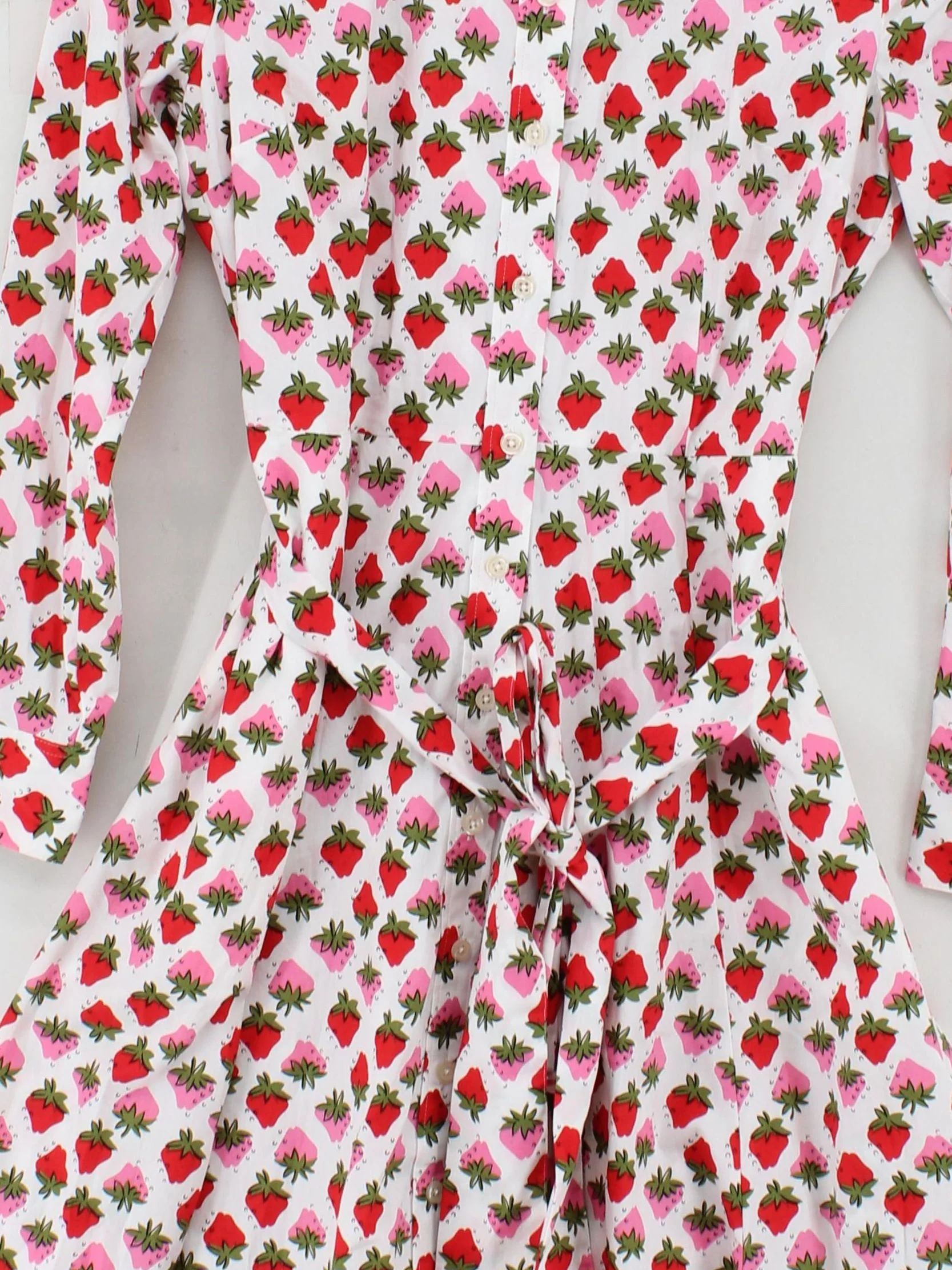 Boden Shirt Midi Dress UK12 in White - Image 3