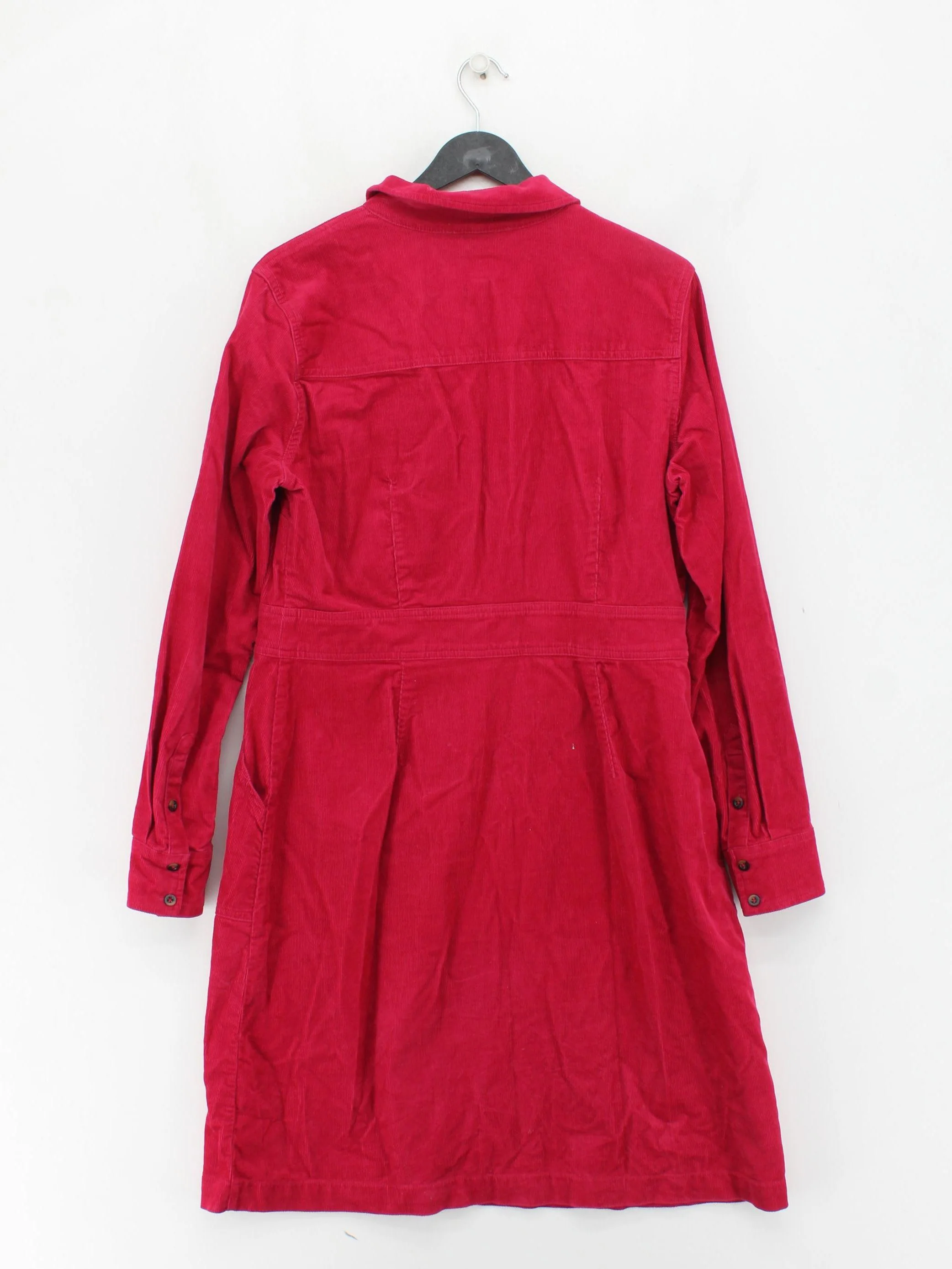 Boden Shirt Midi Dress UK14 in Red - Image 2