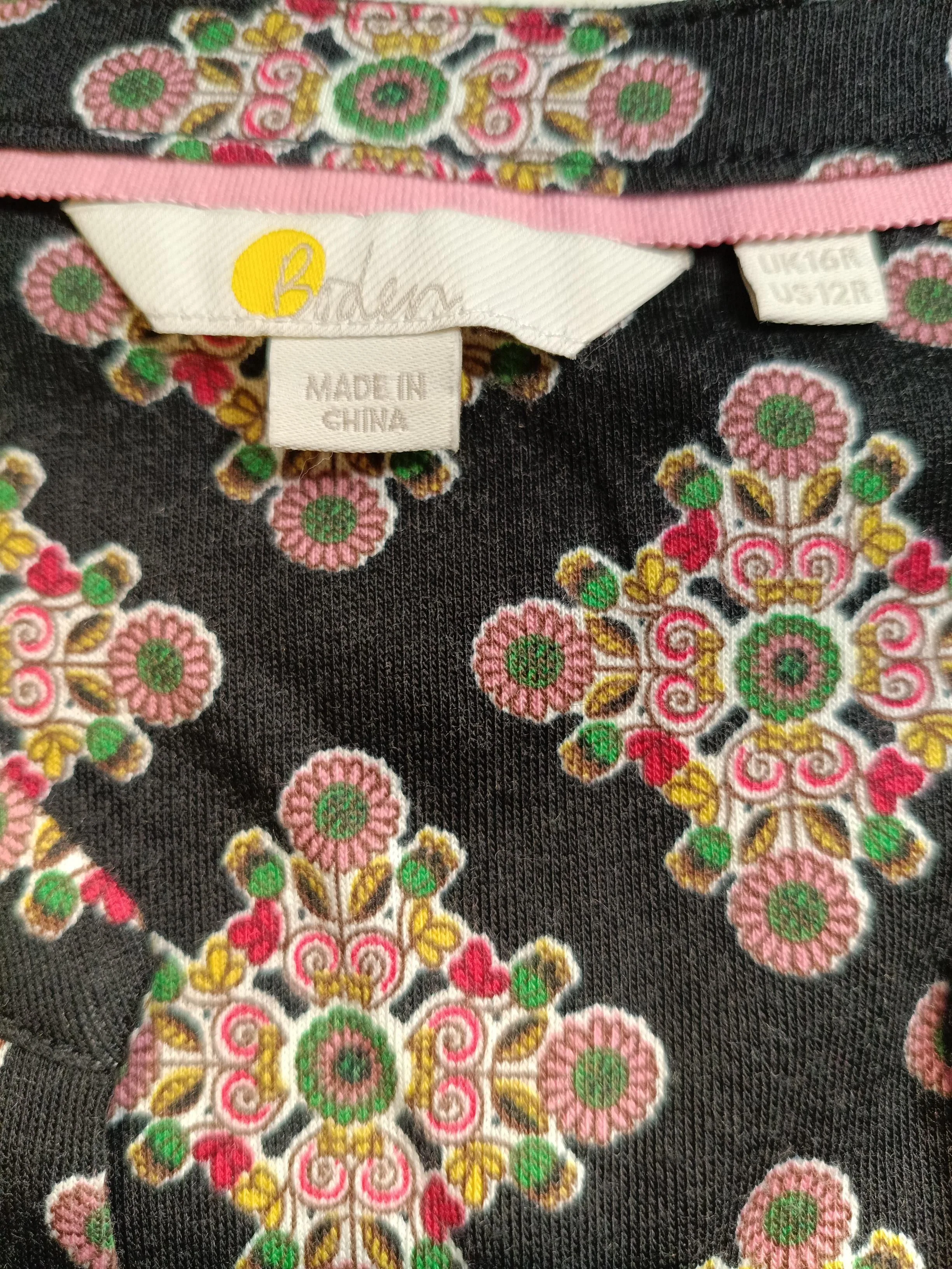 Boden Shirt Midi Dress UK16 in Black - Image 6
