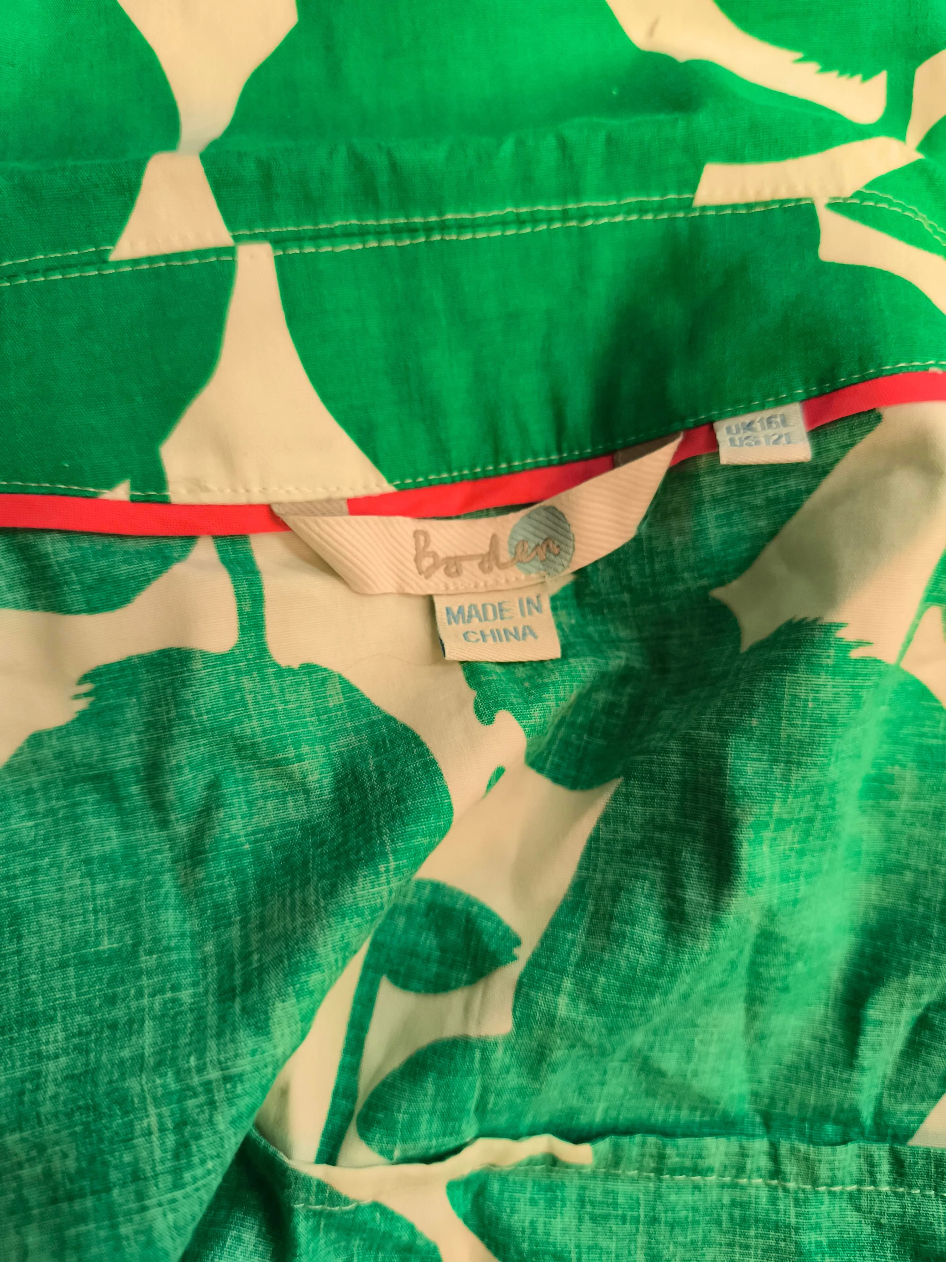 Boden Shirt Midi Dress UK16 in Multi - Image 6