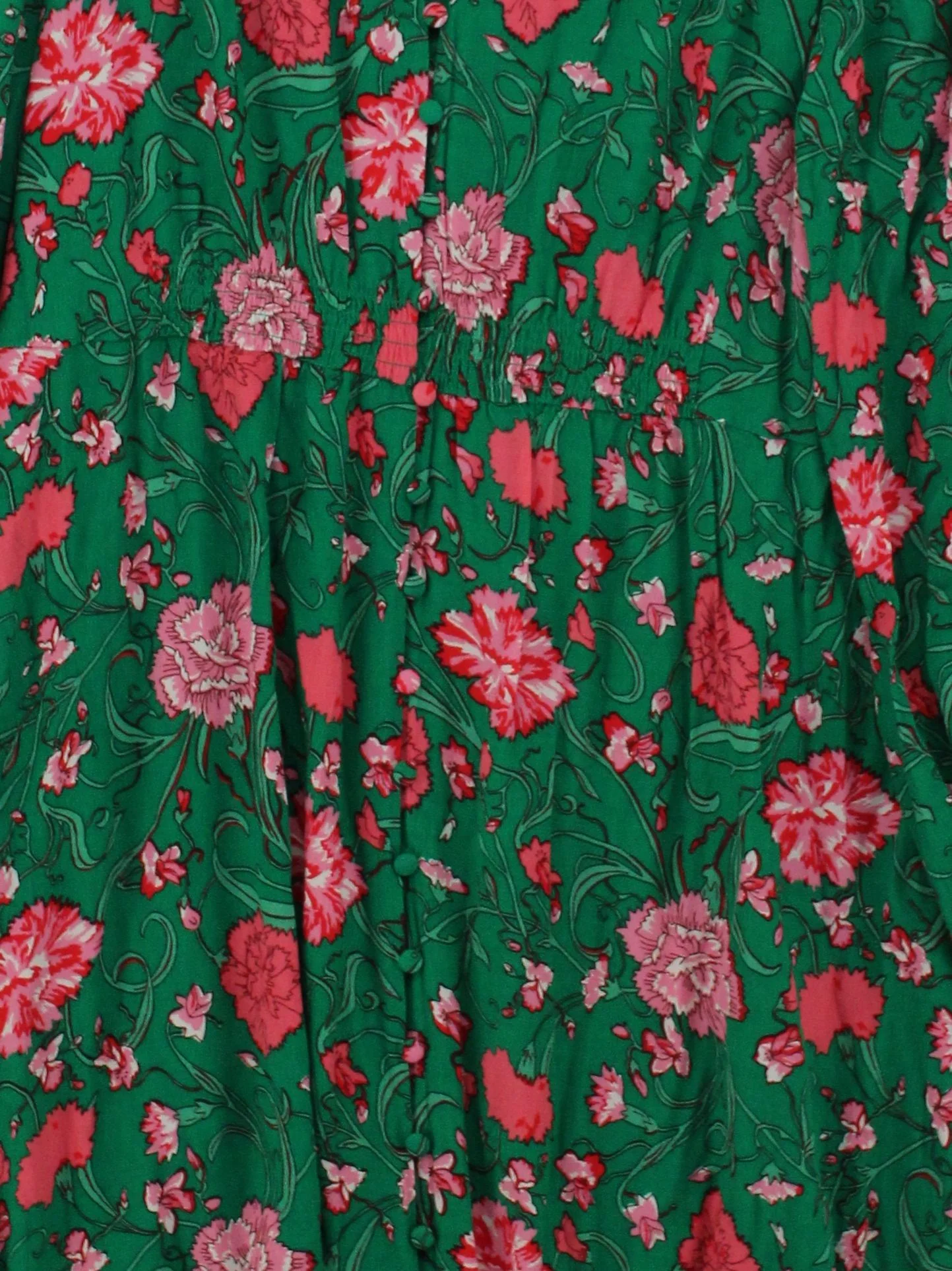 Boden Shirt Midi Dress UK18 in Green - Image 3