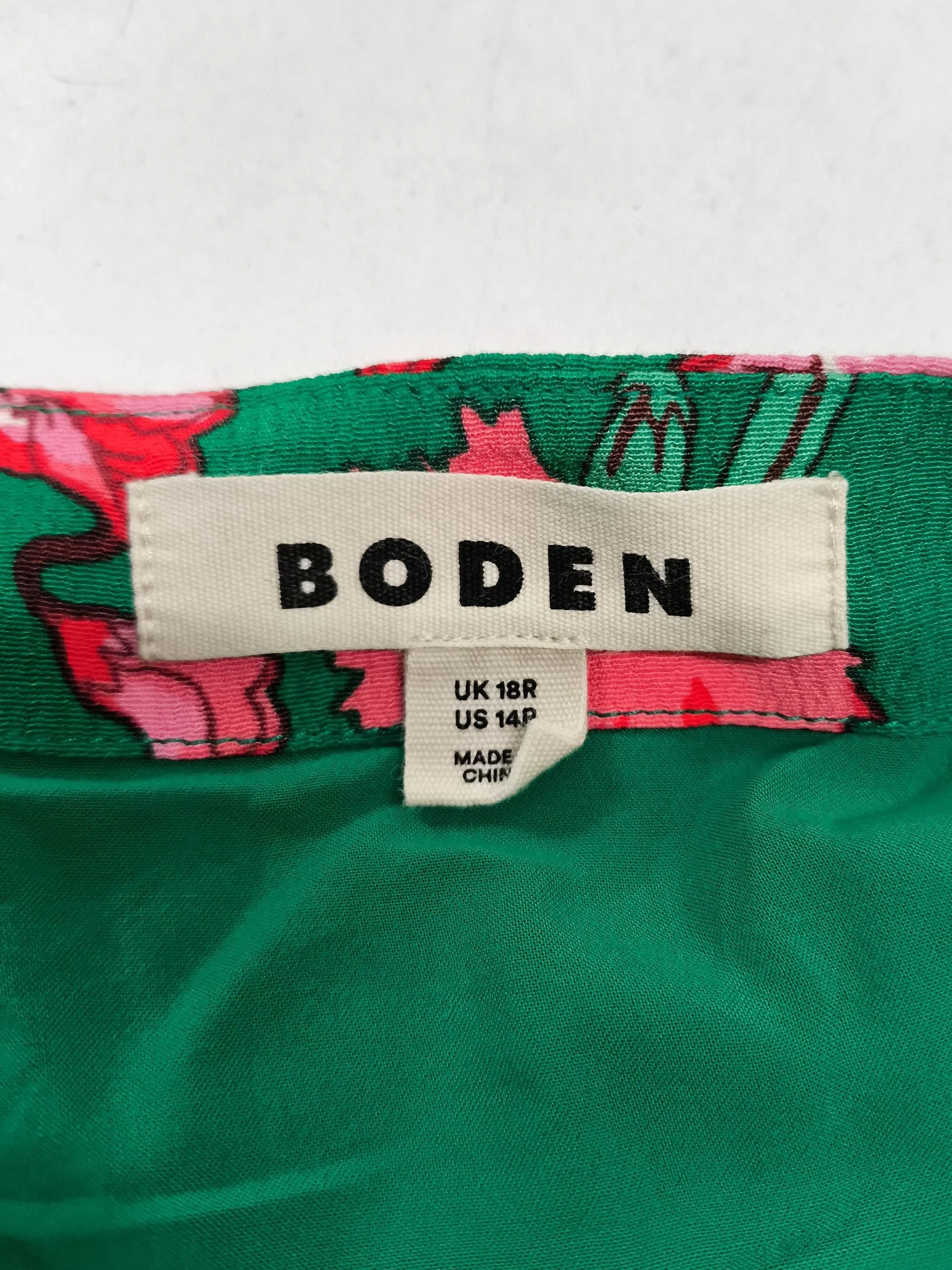 Boden Shirt Midi Dress UK18 in Green - Image 5