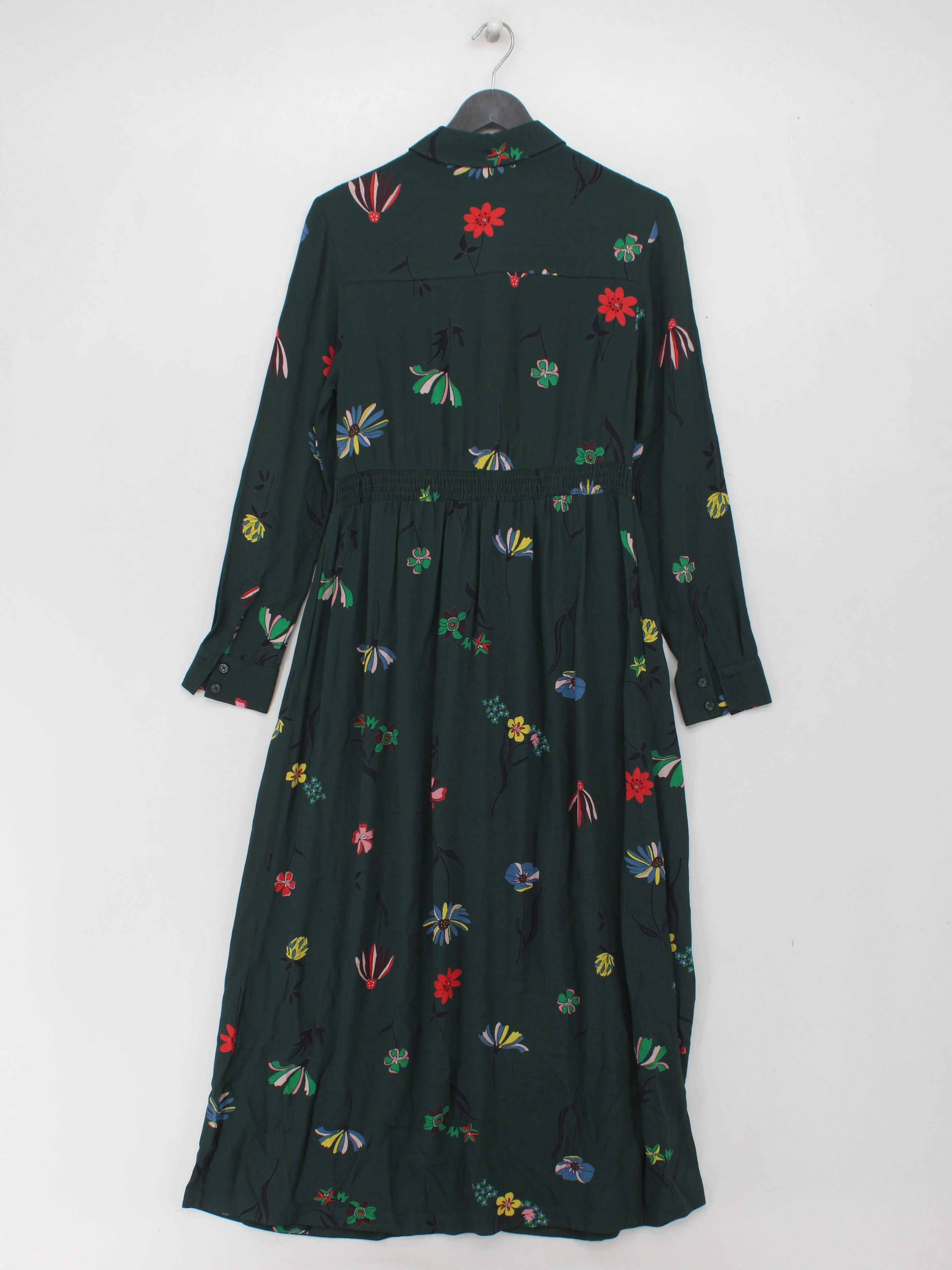 Boden Shirt Midi Dress UK8 in Green - Image 2
