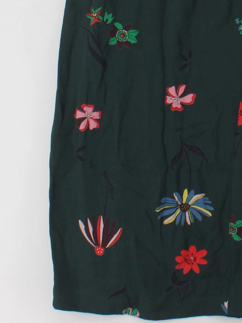 Boden Shirt Midi Dress UK8 in Green - Image 4