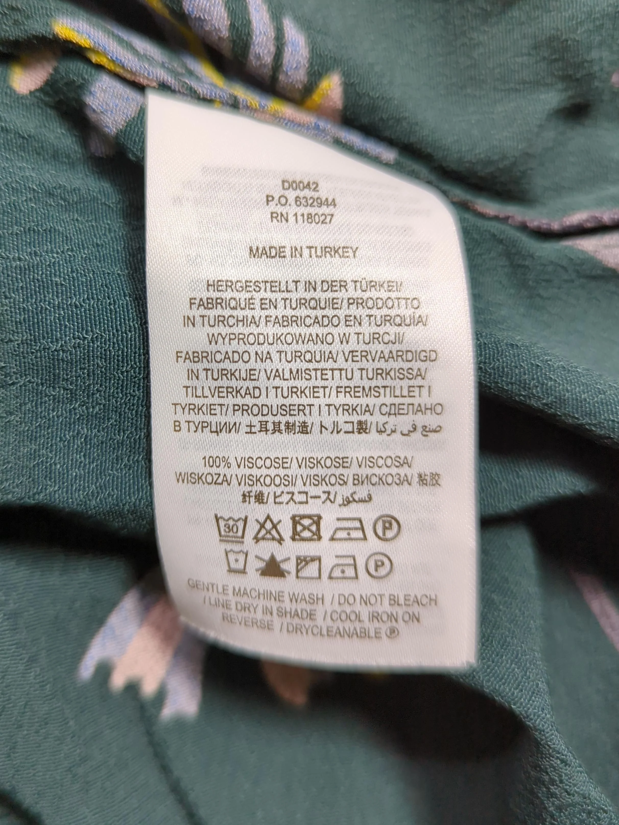 Boden Shirt Midi Dress UK8 in Green - Image 6