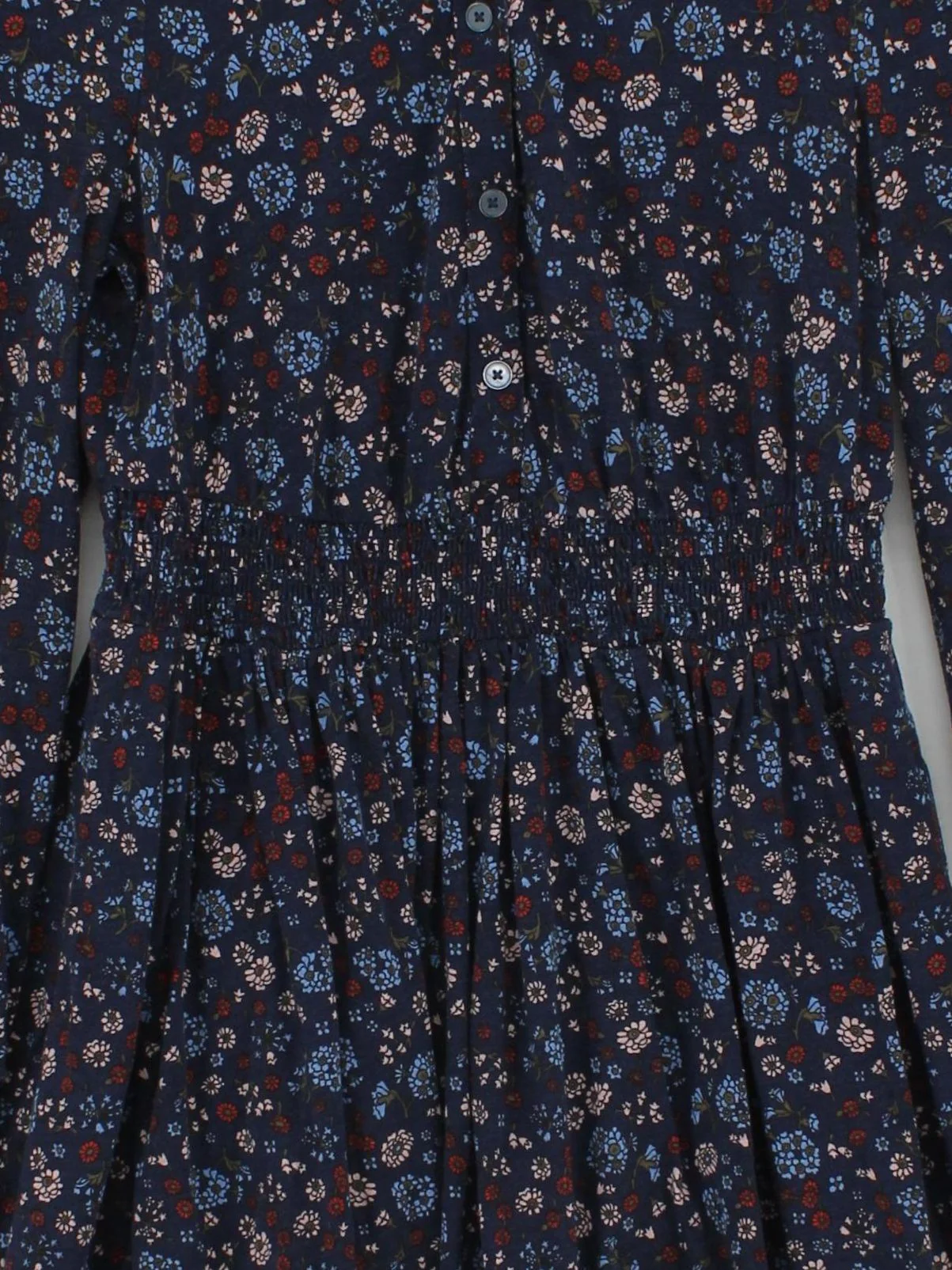 Boden Shirt Mini Dress in Blue - Image 3
