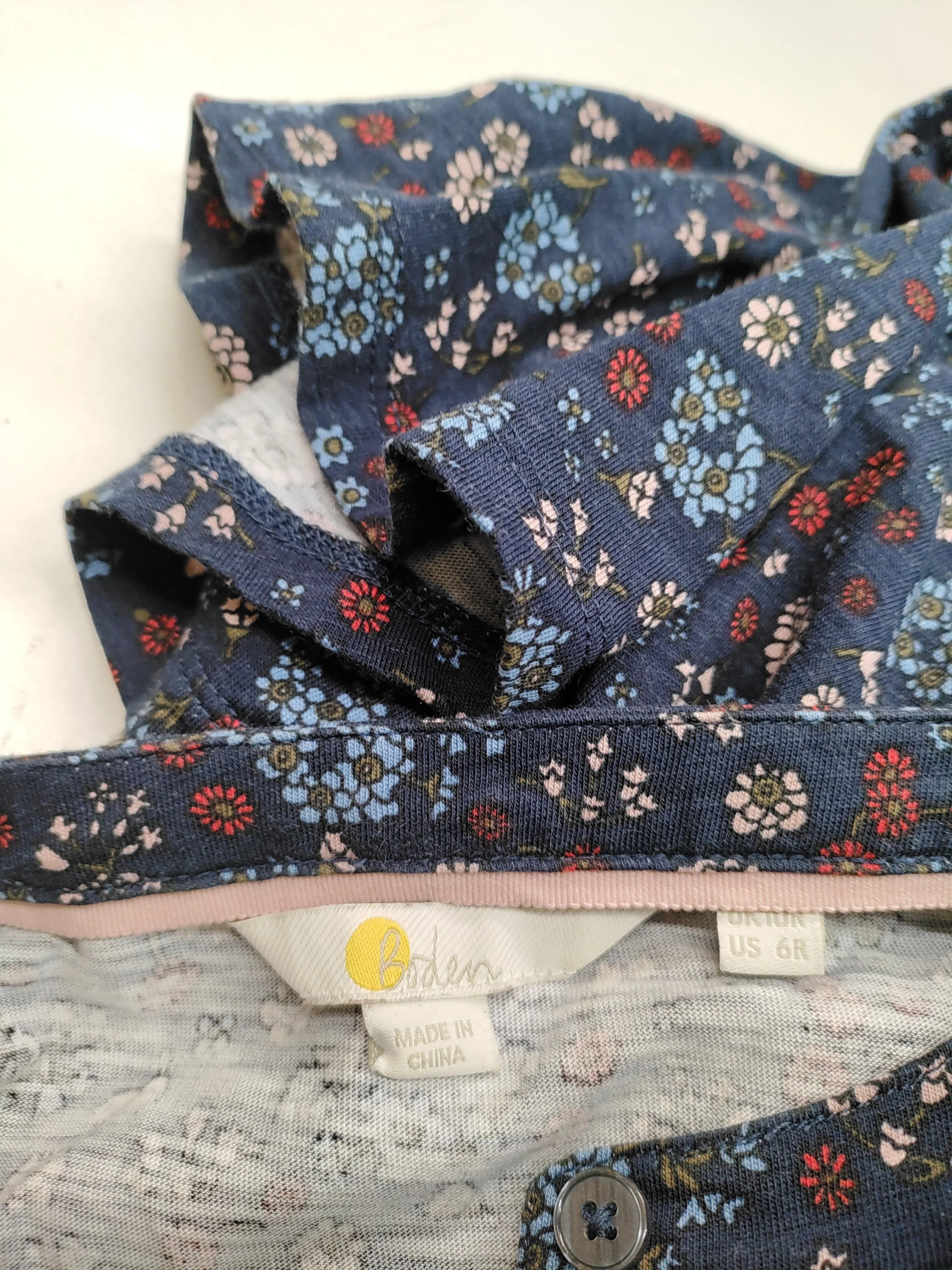 Boden Shirt Mini Dress in Blue - Image 5