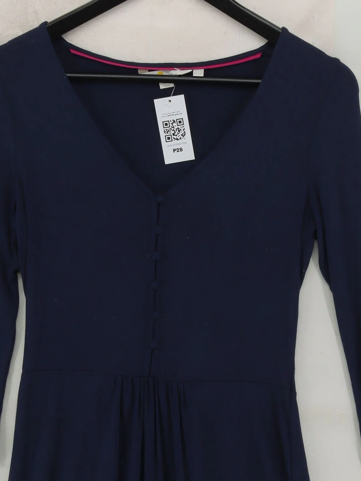 Boden Shirt Mini Dress UK10 in Blue - Image 3