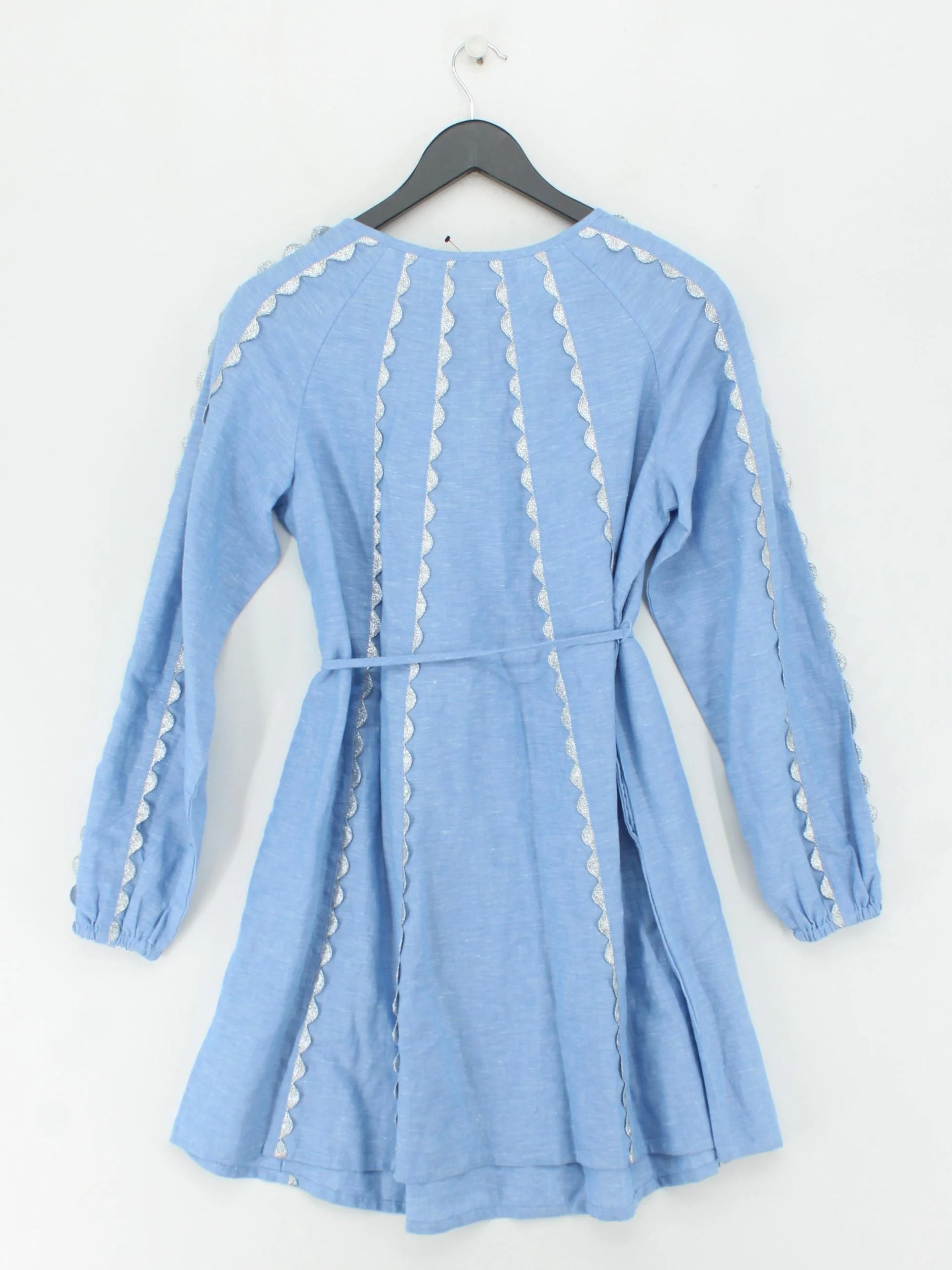 Boden Shirt Mini Dress UK10 in Blue - Image 2