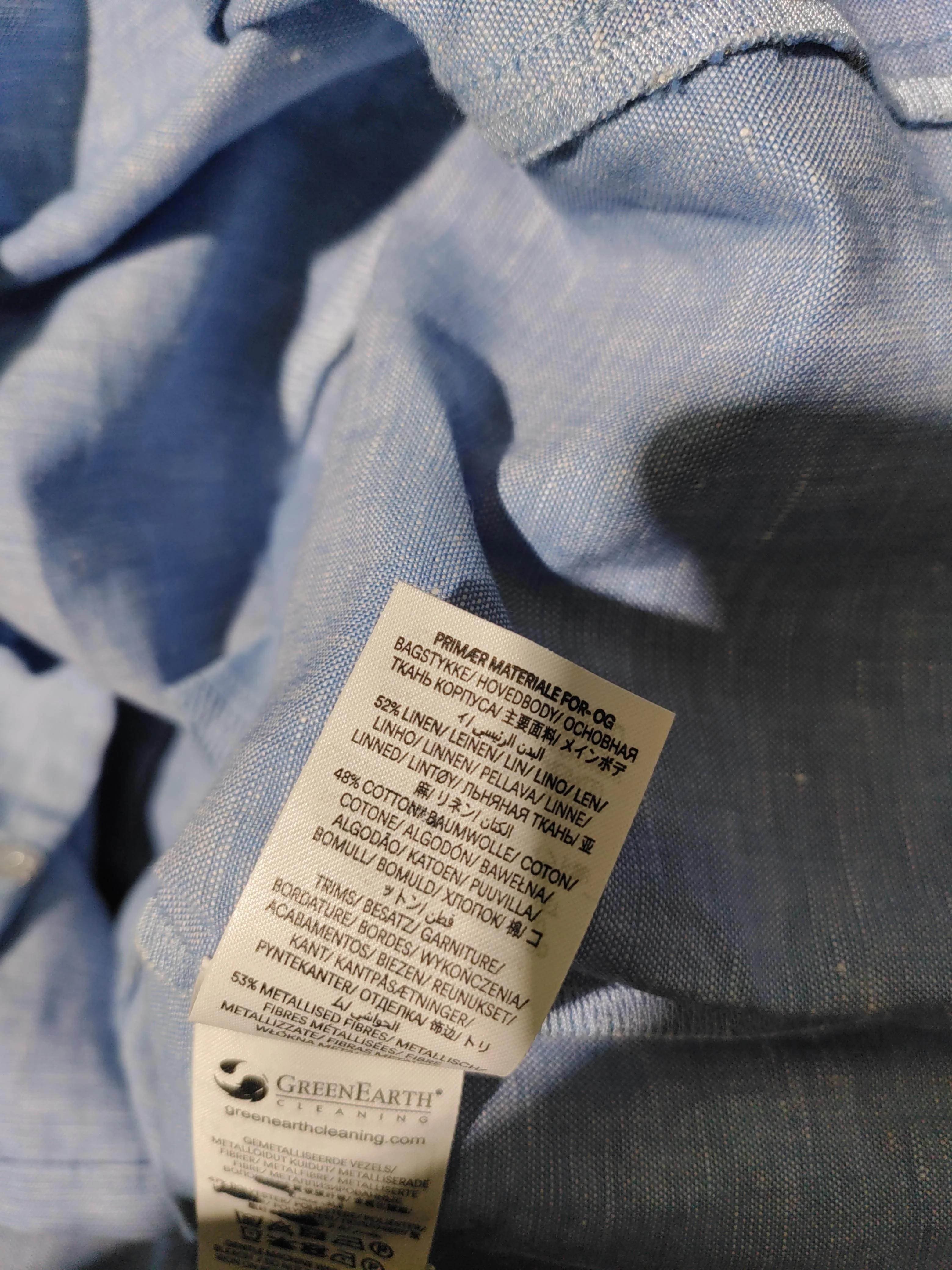 Boden Shirt Mini Dress UK10 in Blue - Image 7