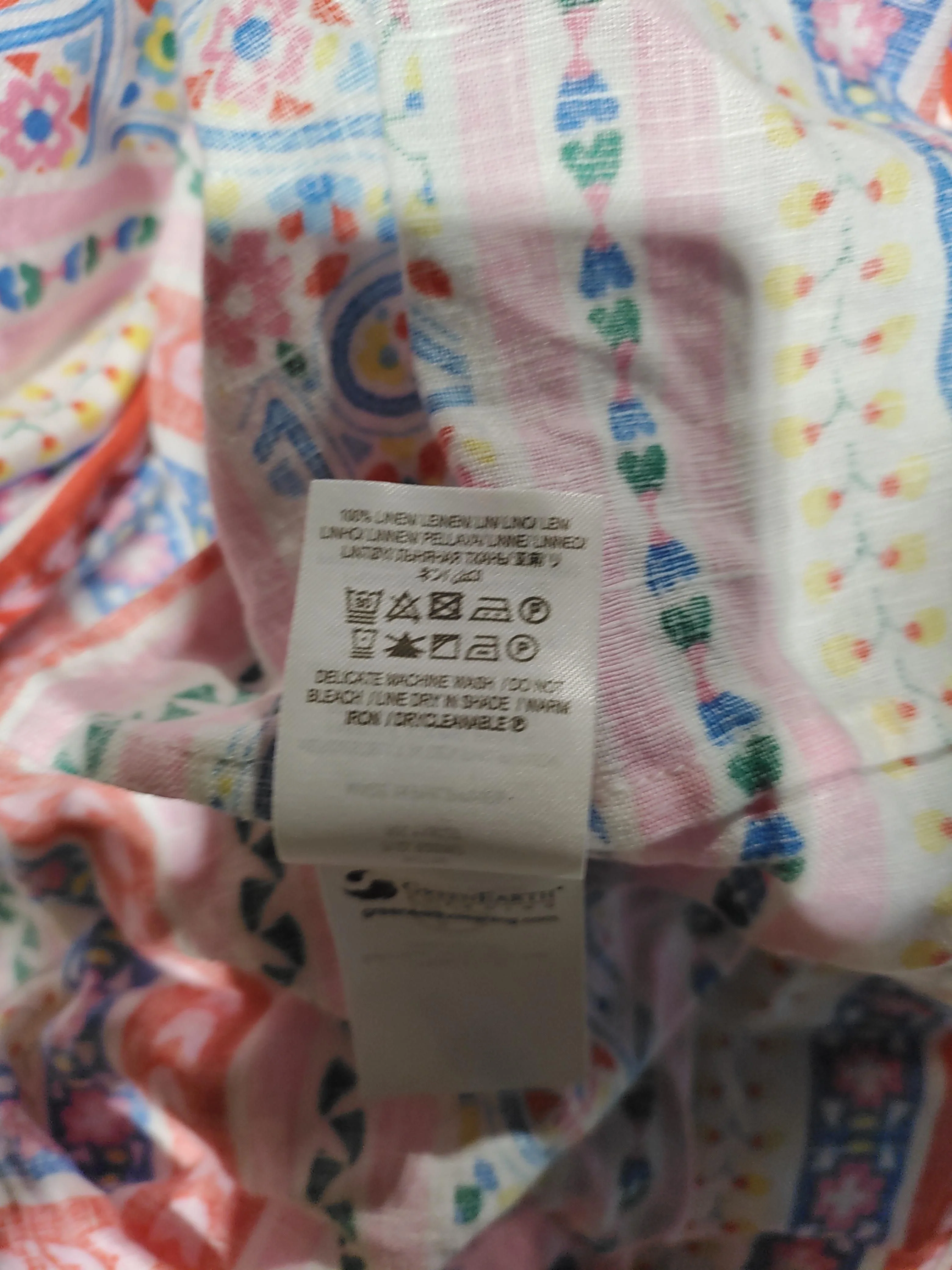Boden Shirt Mini Dress UK14 in Multi - Image 6