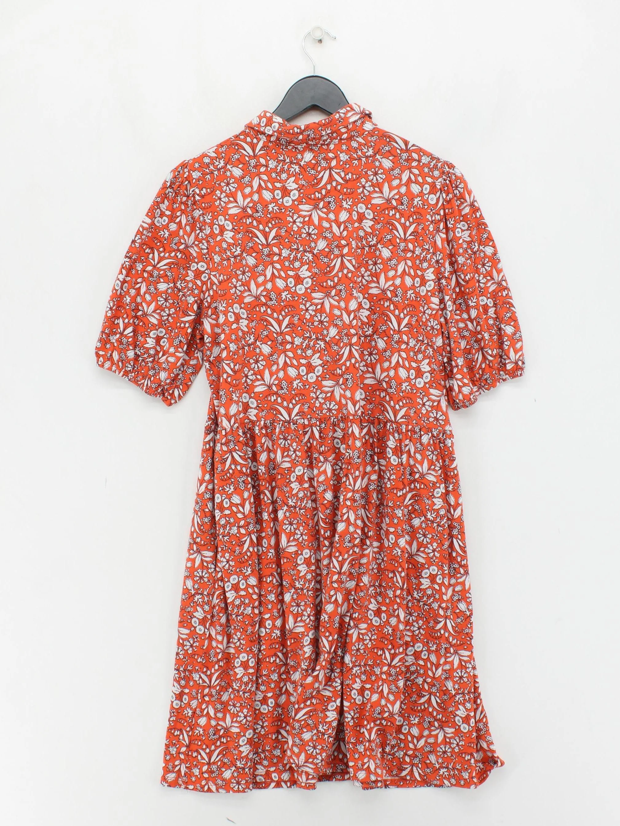 Boden Shirt Mini Dress UK14 in Orange - Image 2