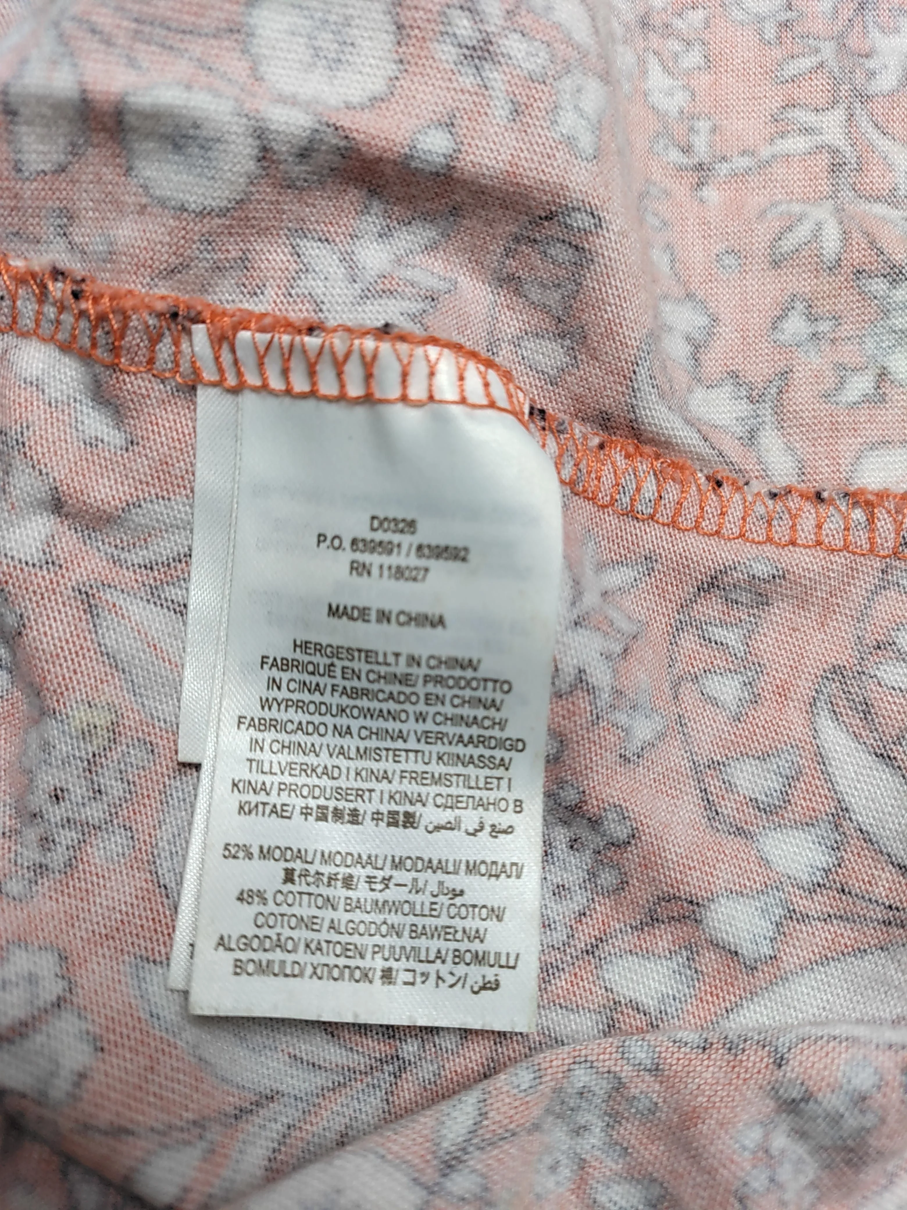 Boden Shirt Mini Dress UK14 in Orange - Image 6