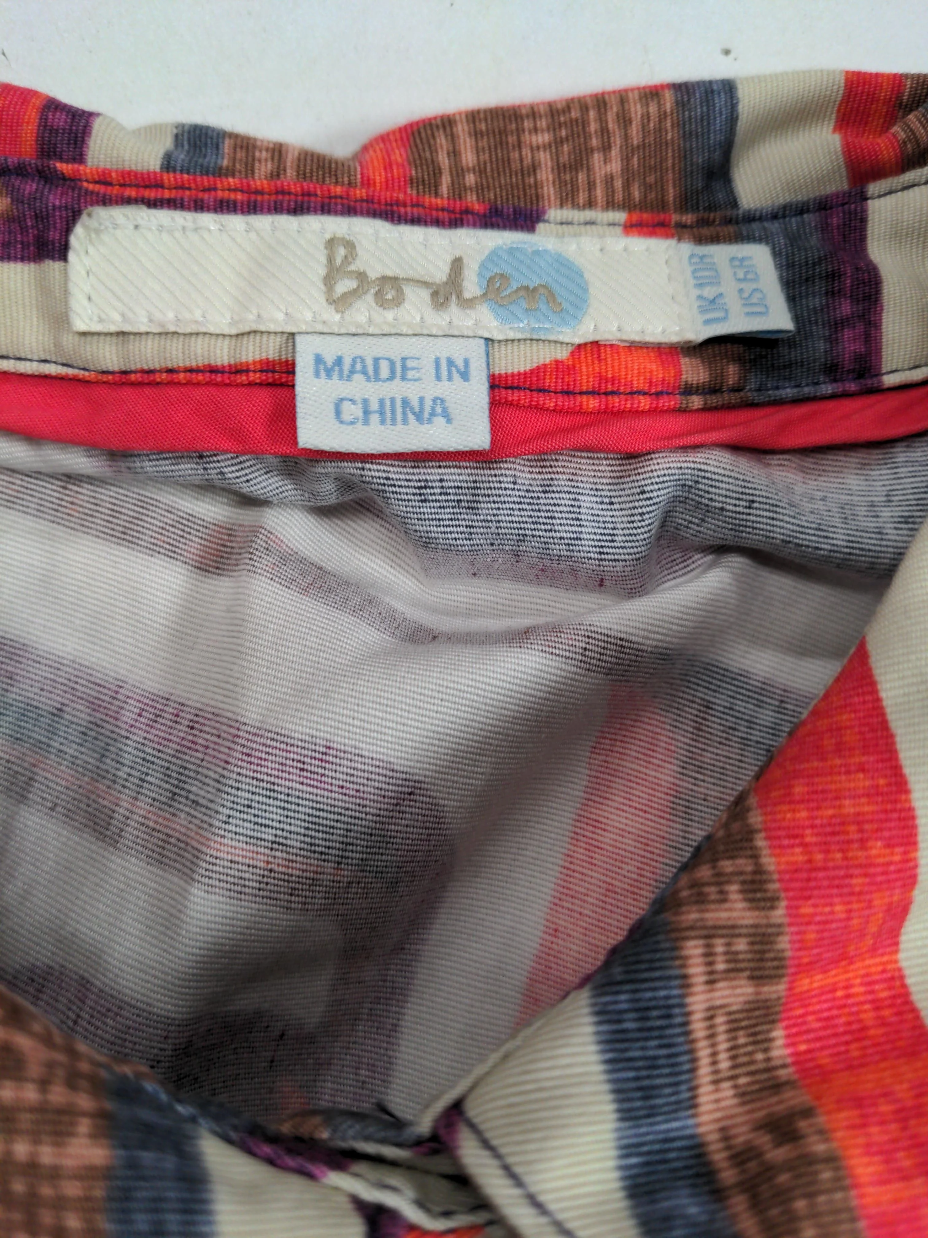 Boden Shirt Mini Dress UK8 in Multi - Image 5