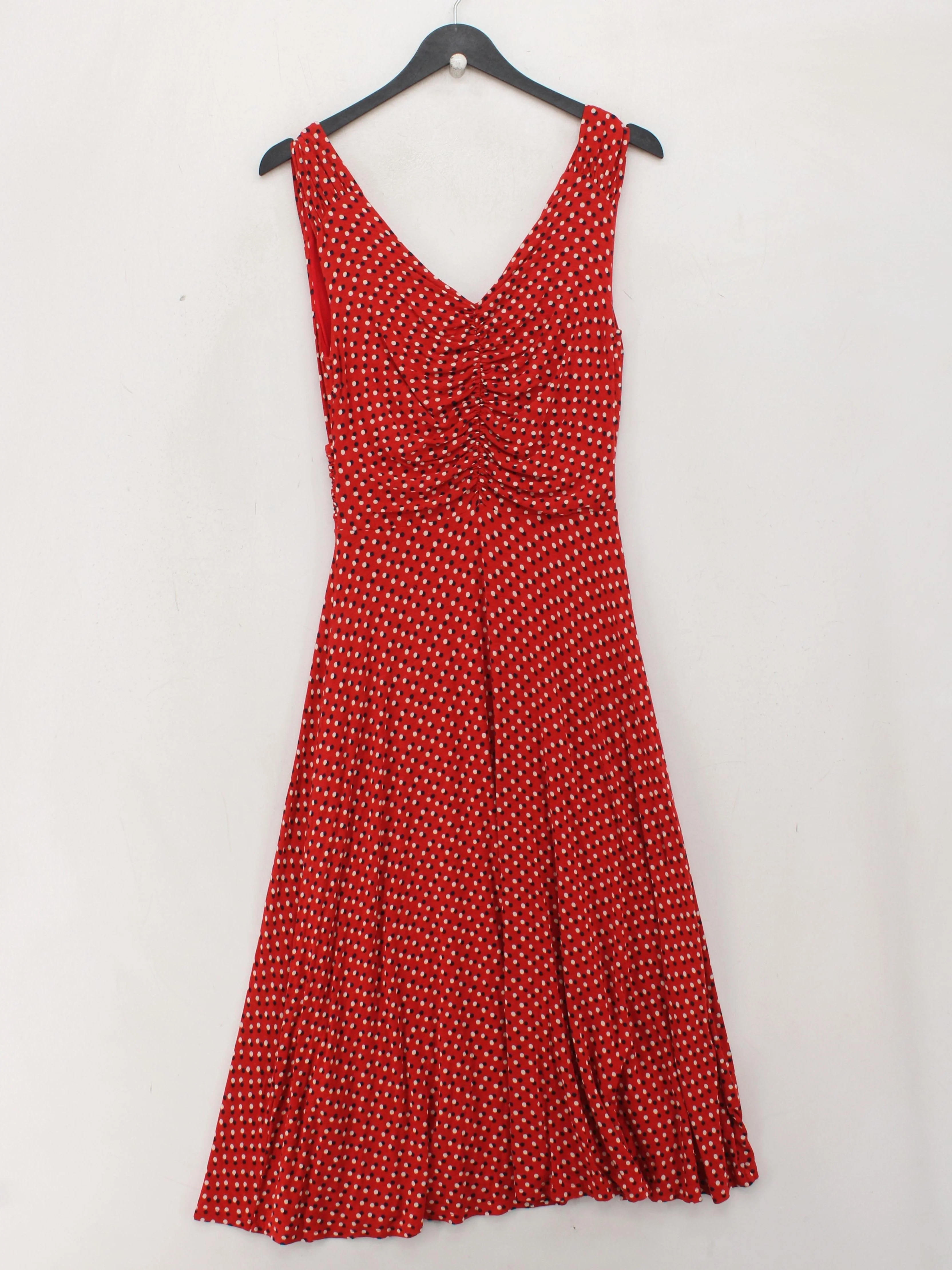 Boden Skater Midi Dress UK10 in Red - Image 2