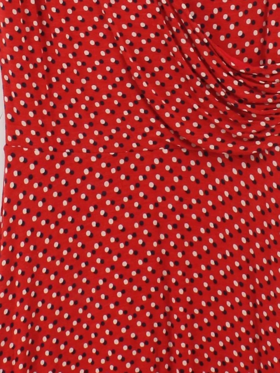 Boden Skater Midi Dress UK10 in Red - Image 3