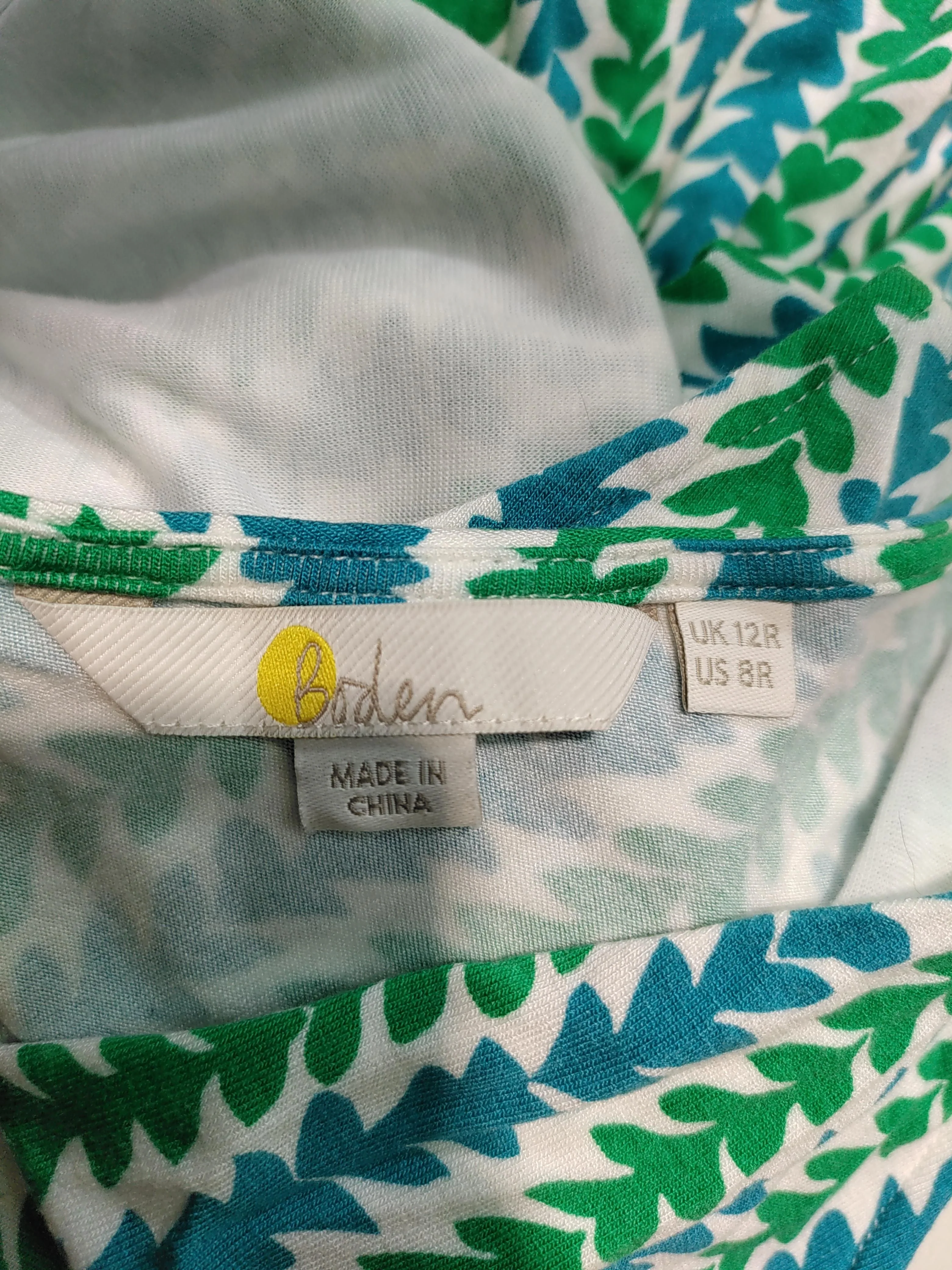 Boden Skater Midi Dress UK12 in Multi - Image 5