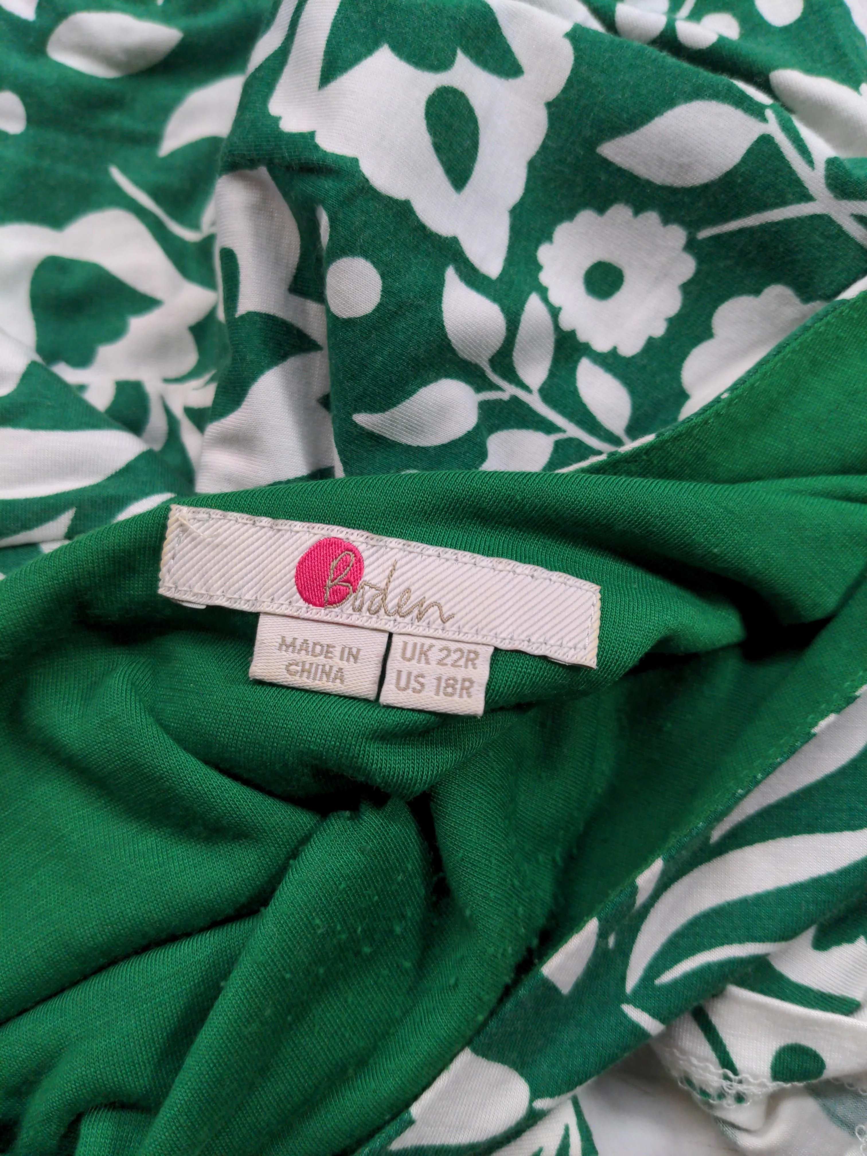 Boden Skater Midi Dress UK22 in Green - Image 5