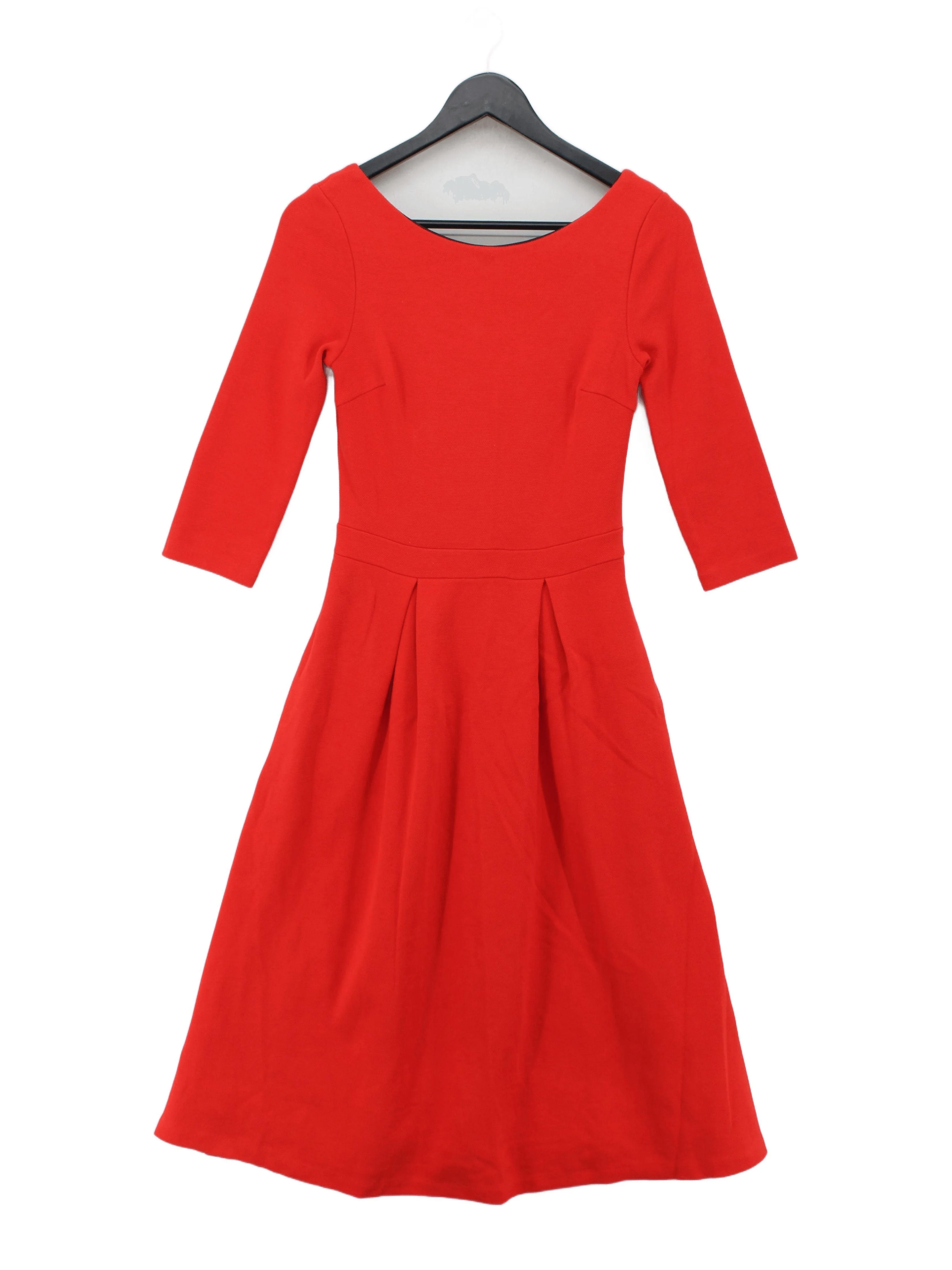 Boden Skater Midi Dress UK8 in Red