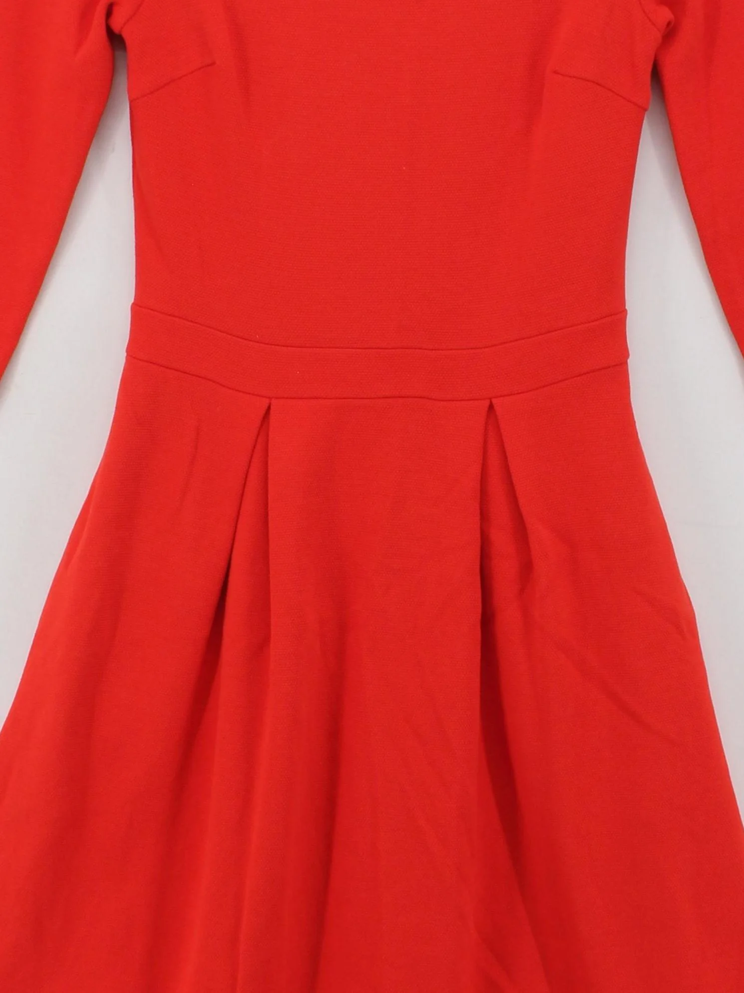 Boden Skater Midi Dress UK8 in Red - Image 3