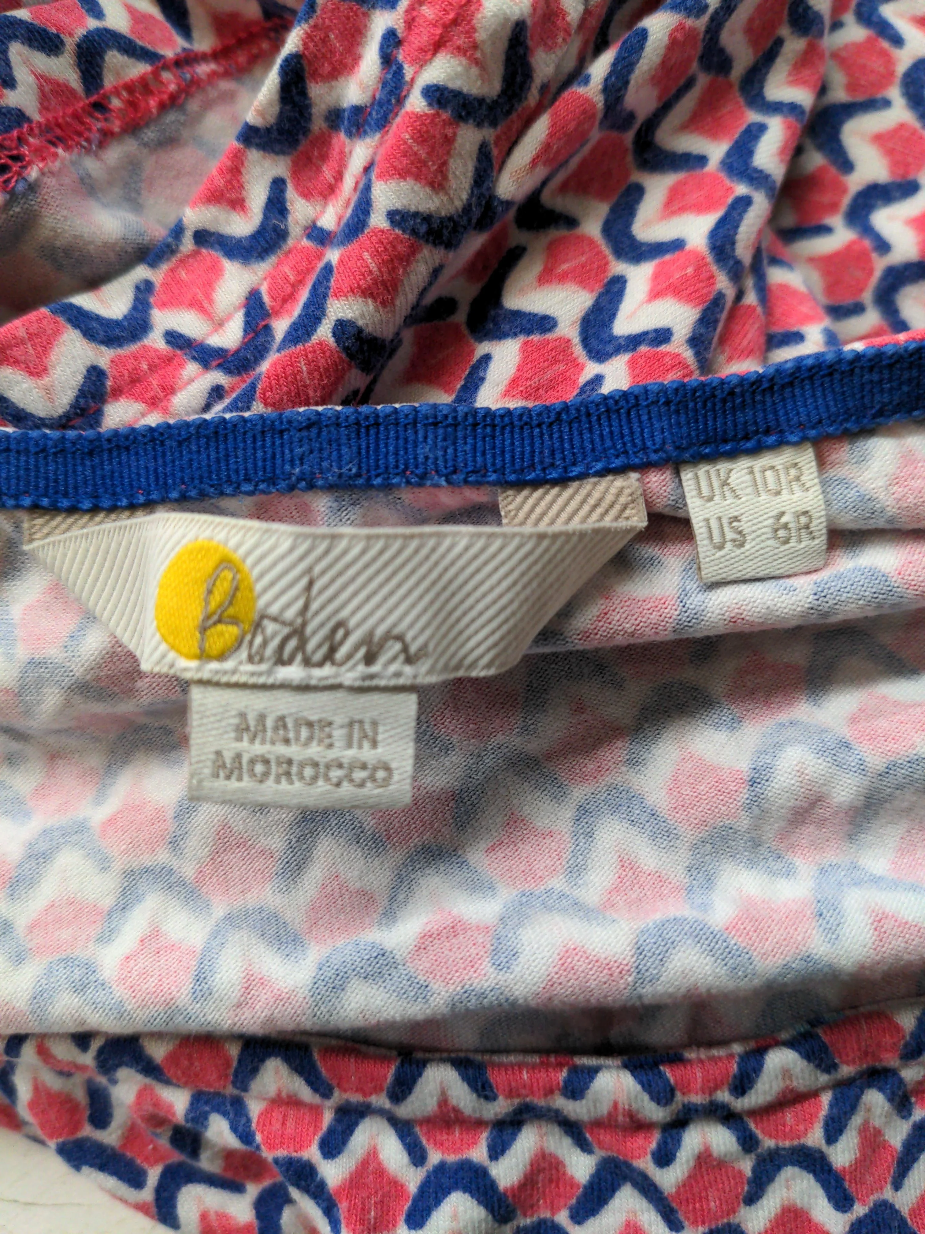 Boden T-Shirt Midi Dress UK10 in Multi - Image 5