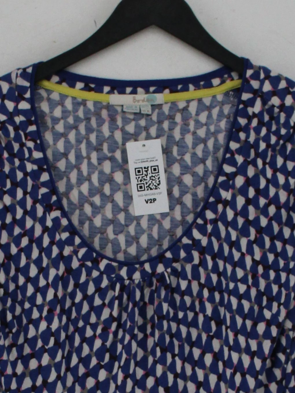 Boden T-Shirt Midi Dress UK12 in Blue - Image 3