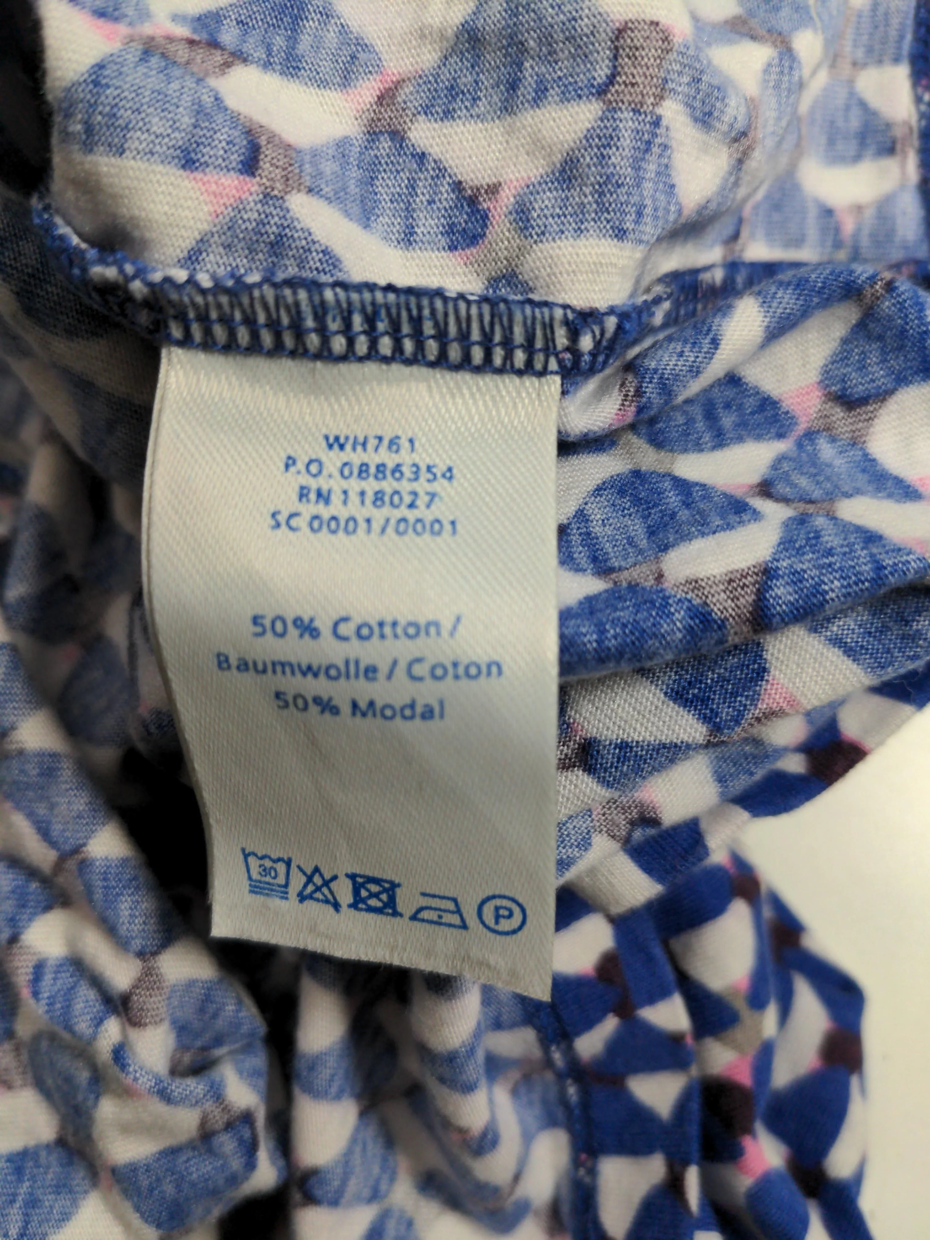 Boden T-Shirt Midi Dress UK12 in Blue - Image 6