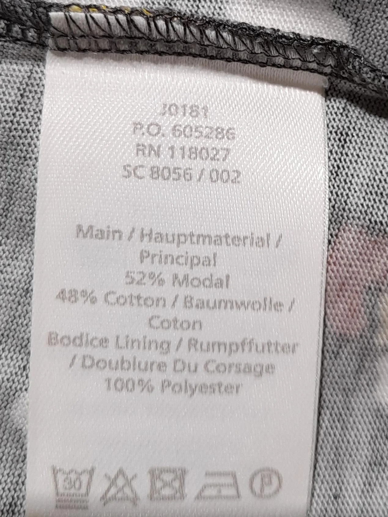 Boden T-Shirt Midi Dress UK12 in Grey - Image 6